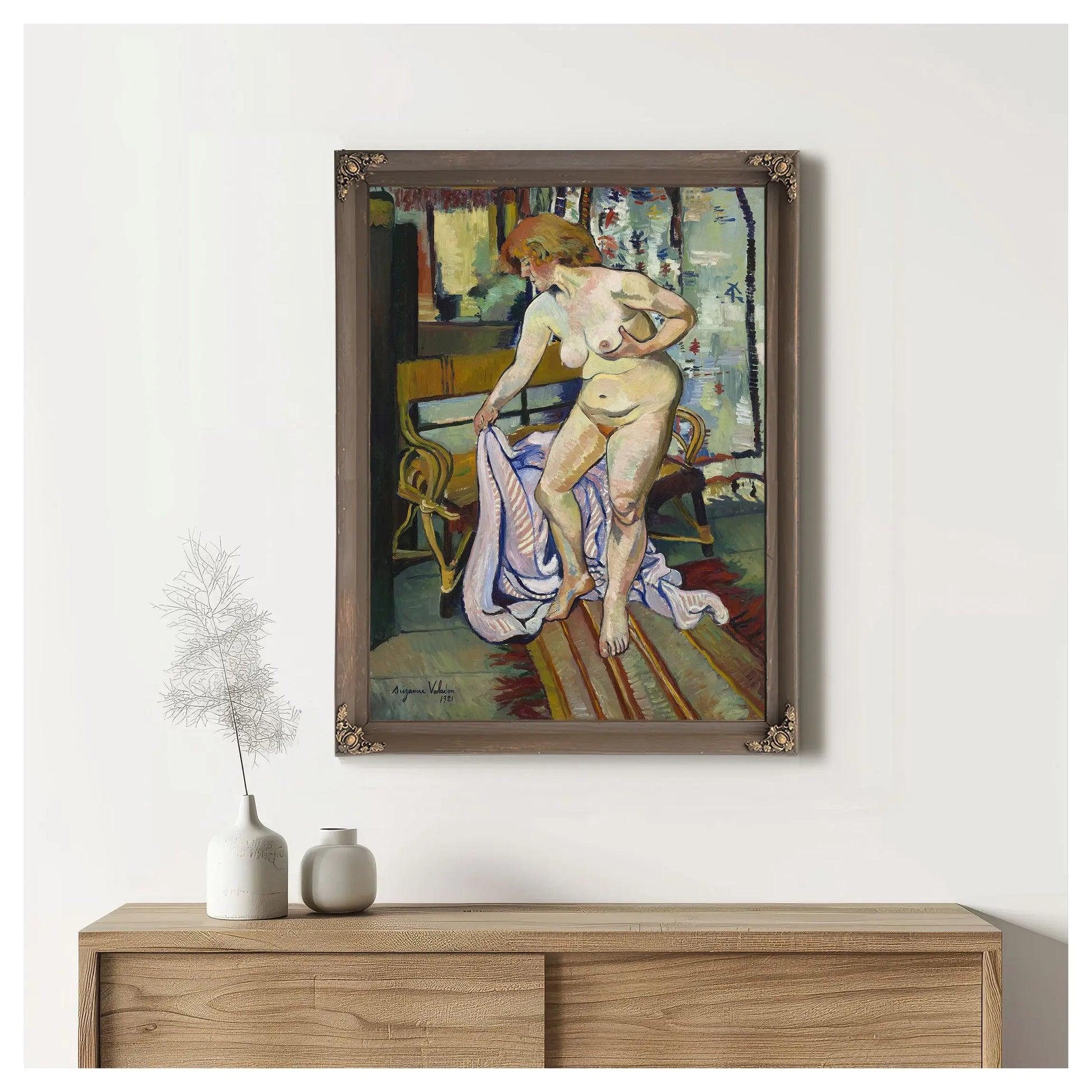 Nu A La Draperie 1921 by Suzanne Valadon