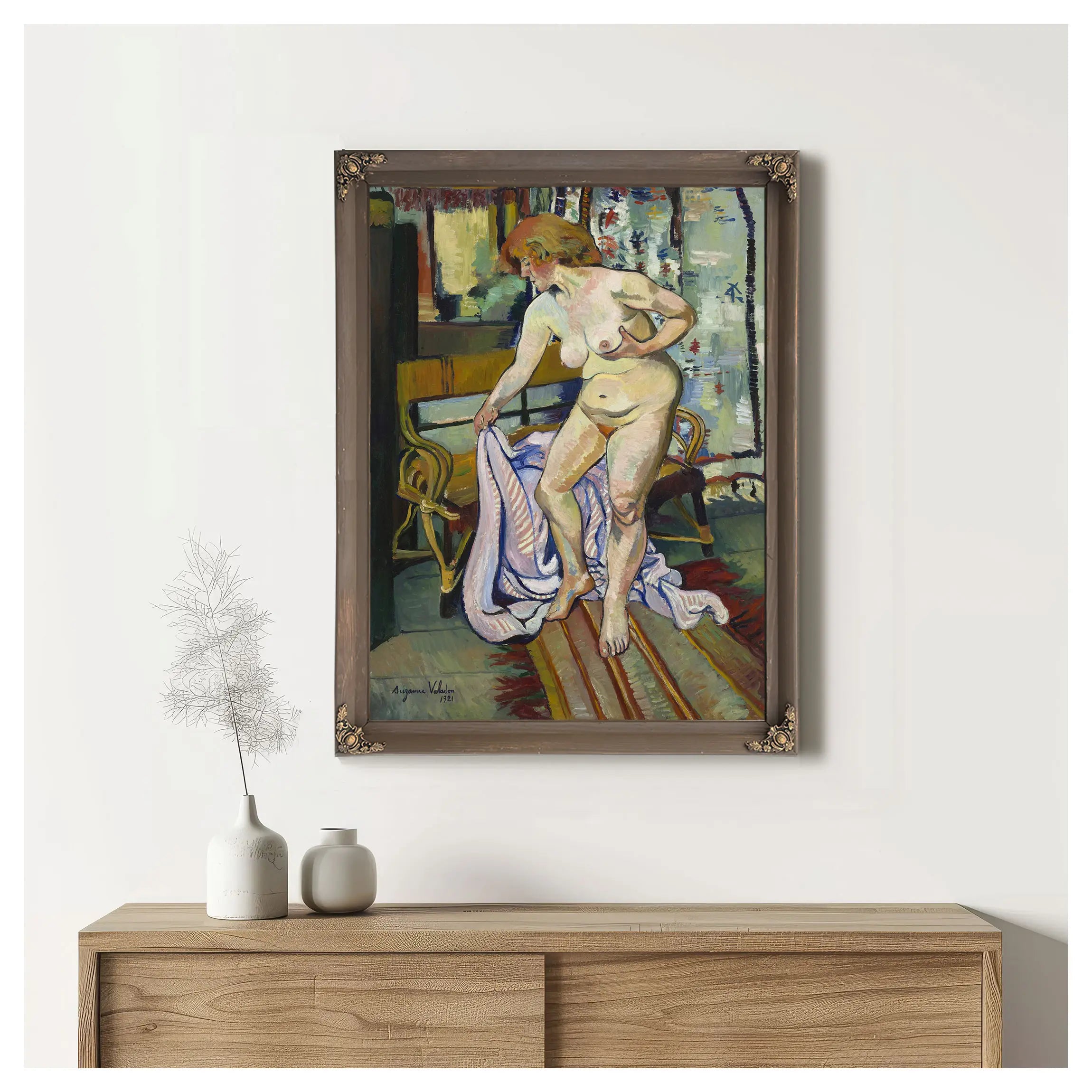 Nu A La Draperie 1921 by Suzanne Valadon