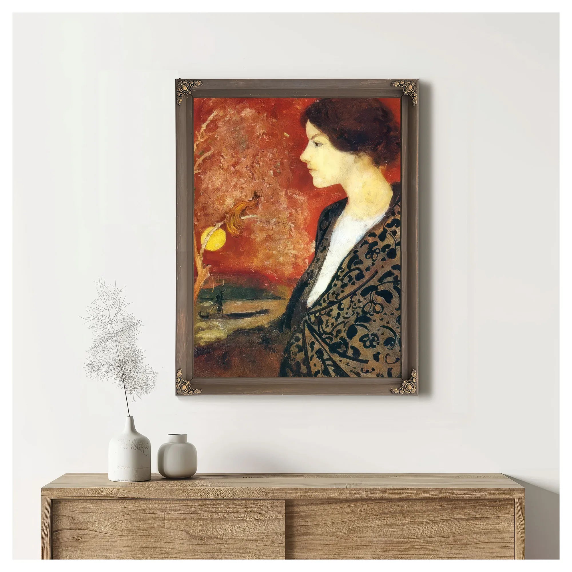 Study For A Portrait Of Elisabeth Gerhardt By August Macke Fine Art Print