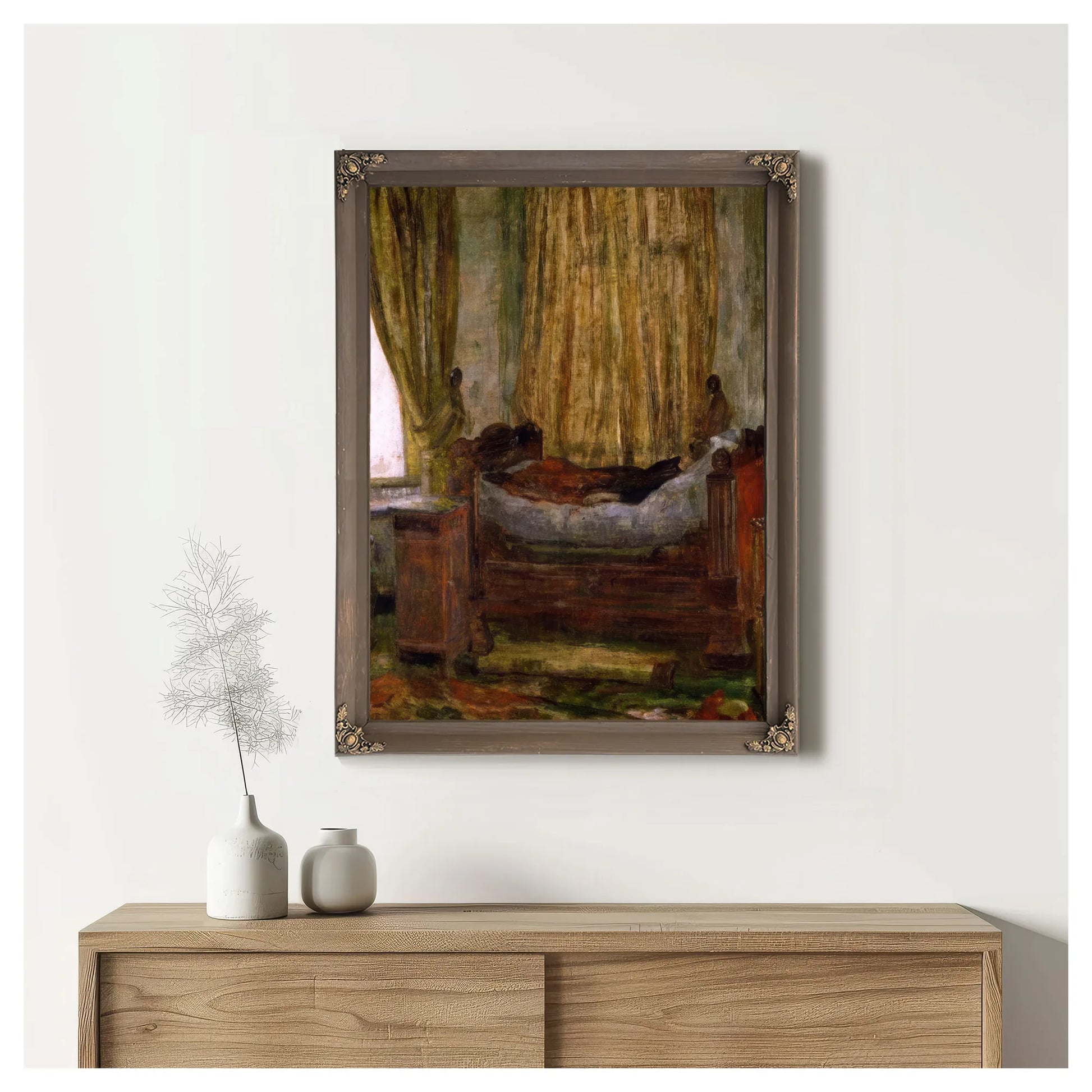 The Lady In Distress By James Ensor Fine Art Print