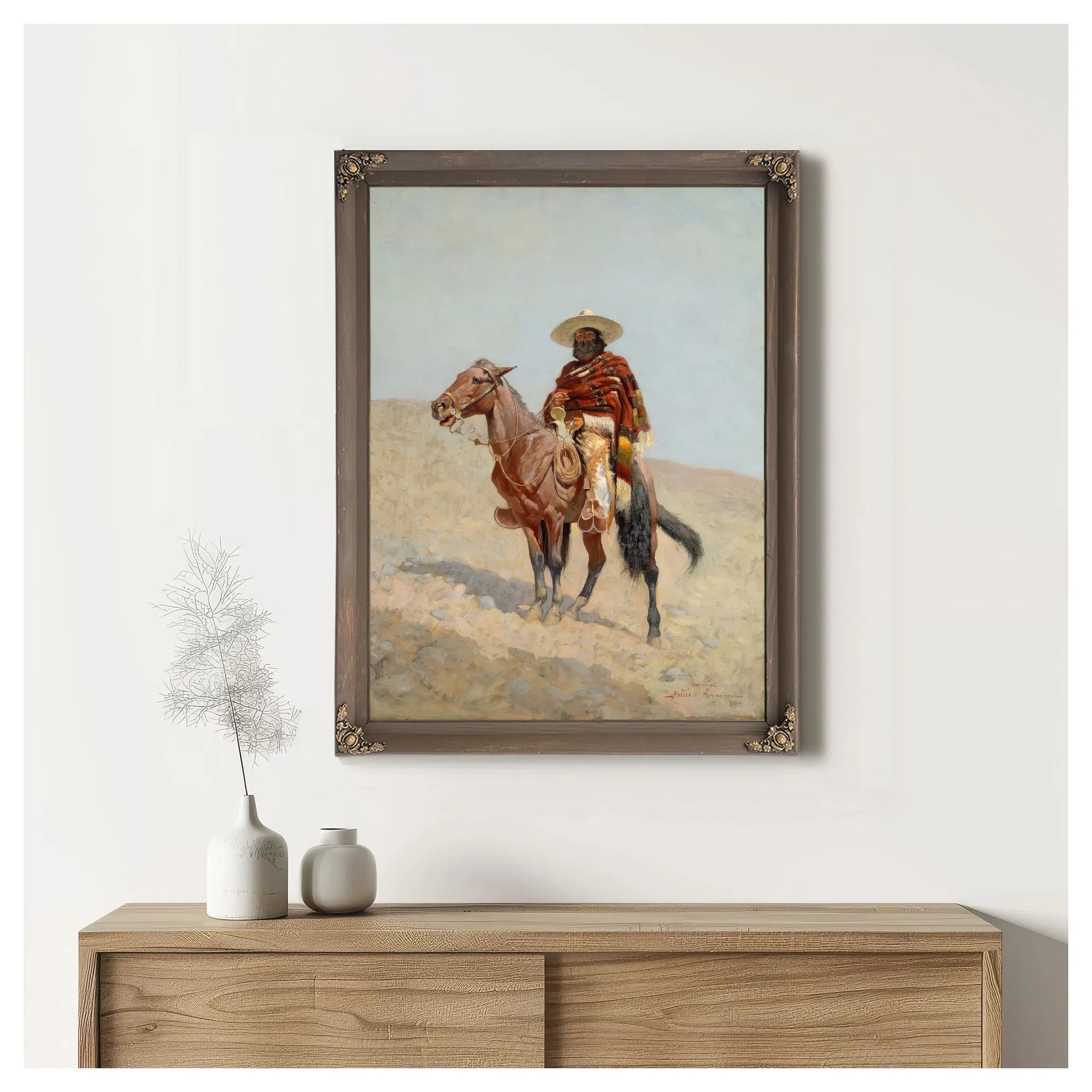 A Mexican Vaquero by Frederic Remington