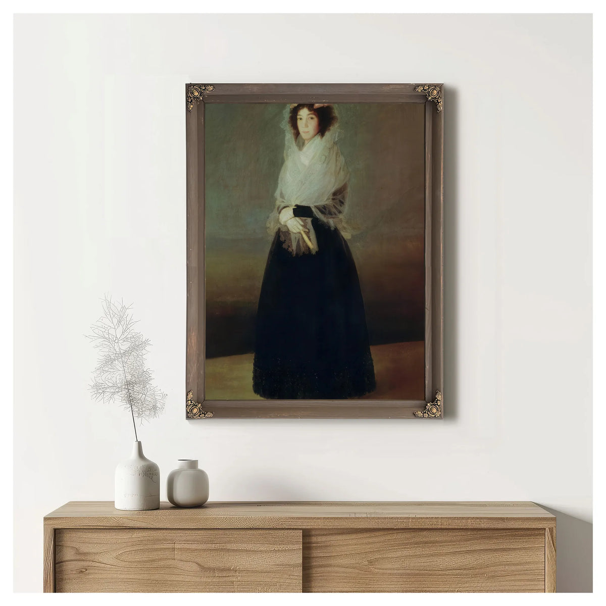 Portrait Of The Countess Of Carpio (1757 95) Marquesa De La Solana By Francisco De Goya Fine Art Print