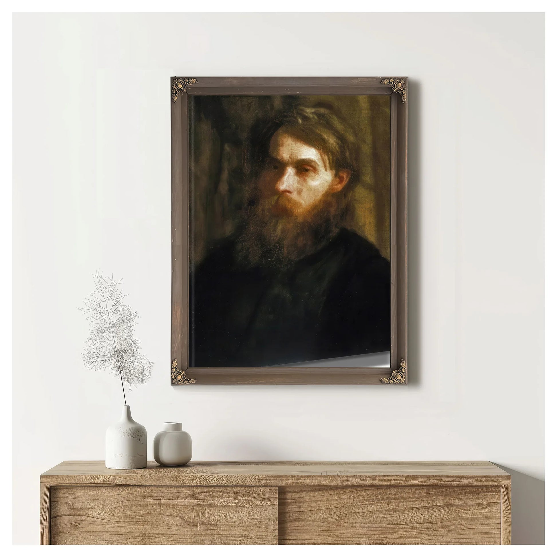 The Bohemian (Portrait Of Franklin Louis Schenk) By Thomas Eakins Fine Art Print