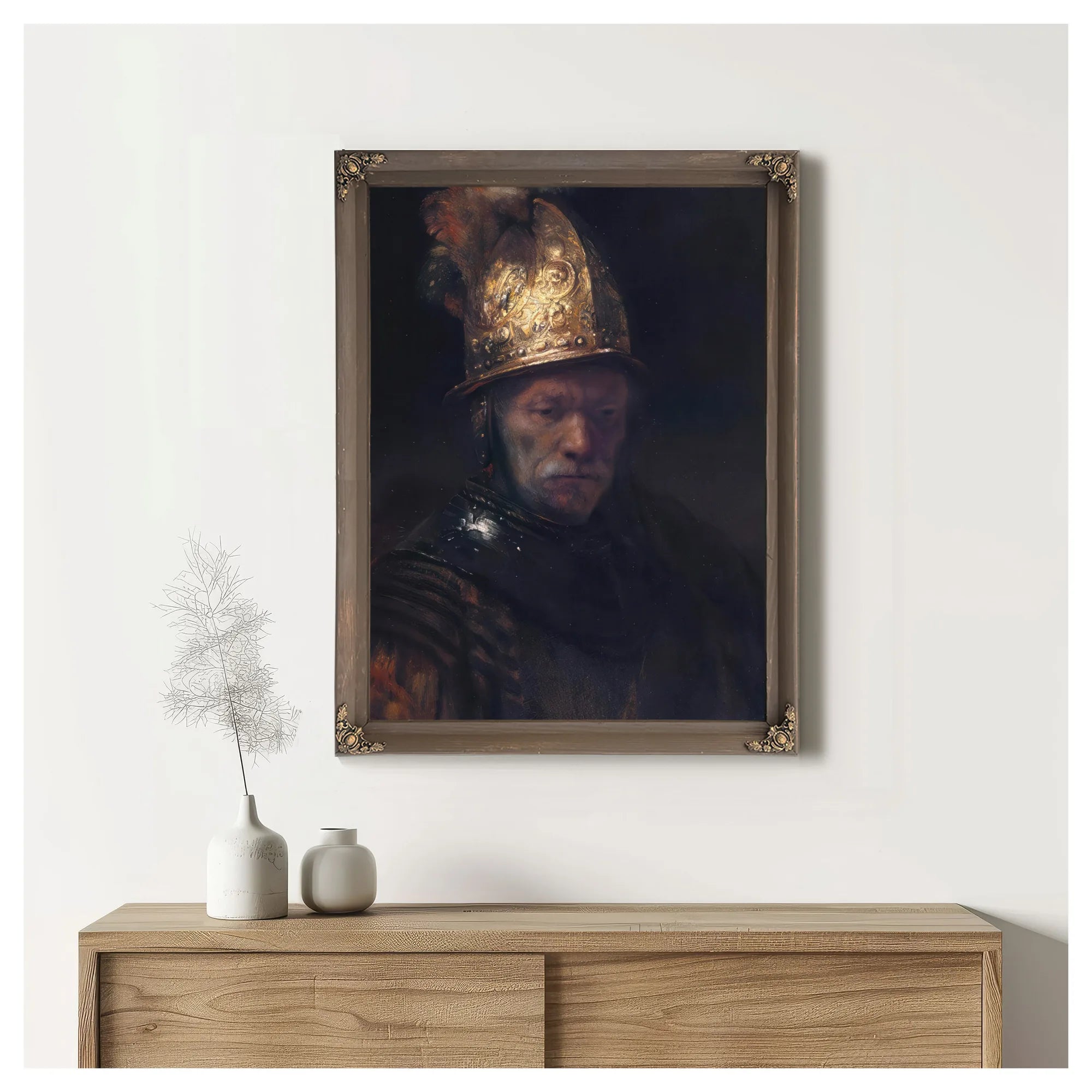The Man With The Golden Helmet 1650 By Rembrandt Fine Art Print