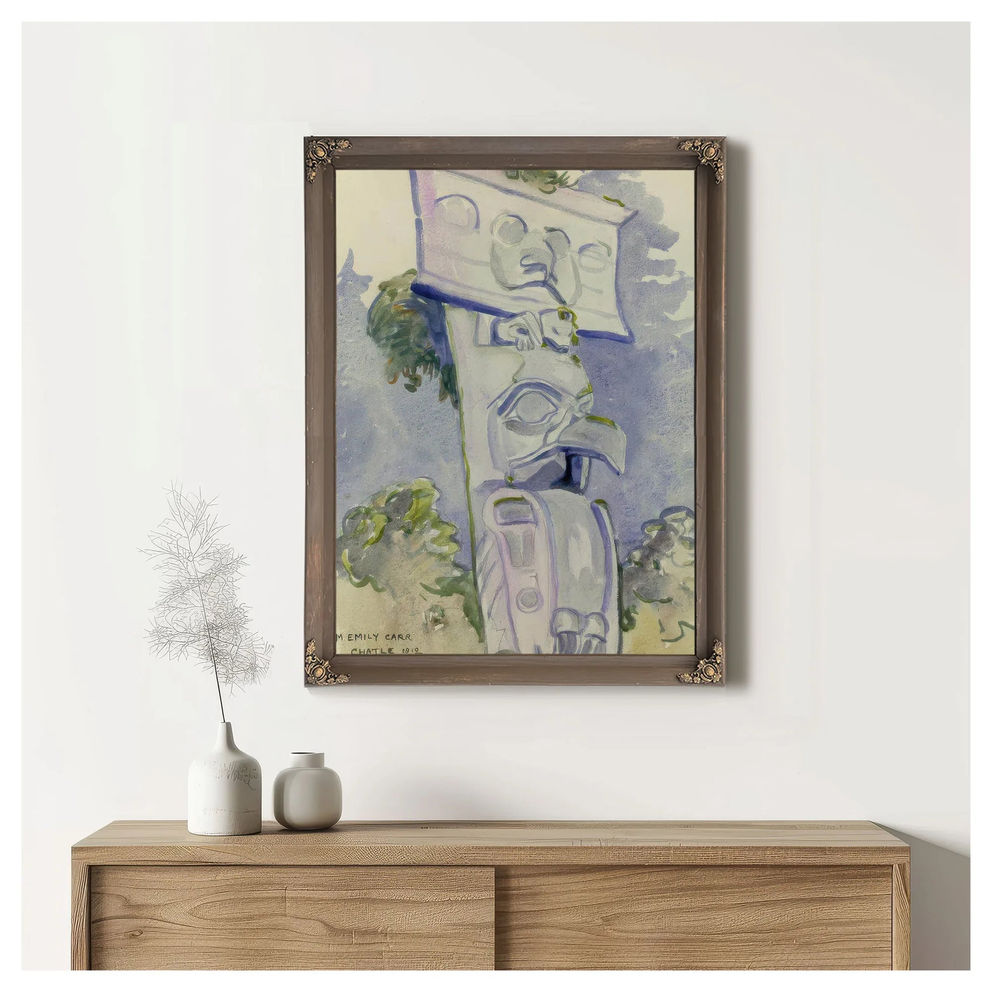 Chatle By Emily Carr Fine Art Print