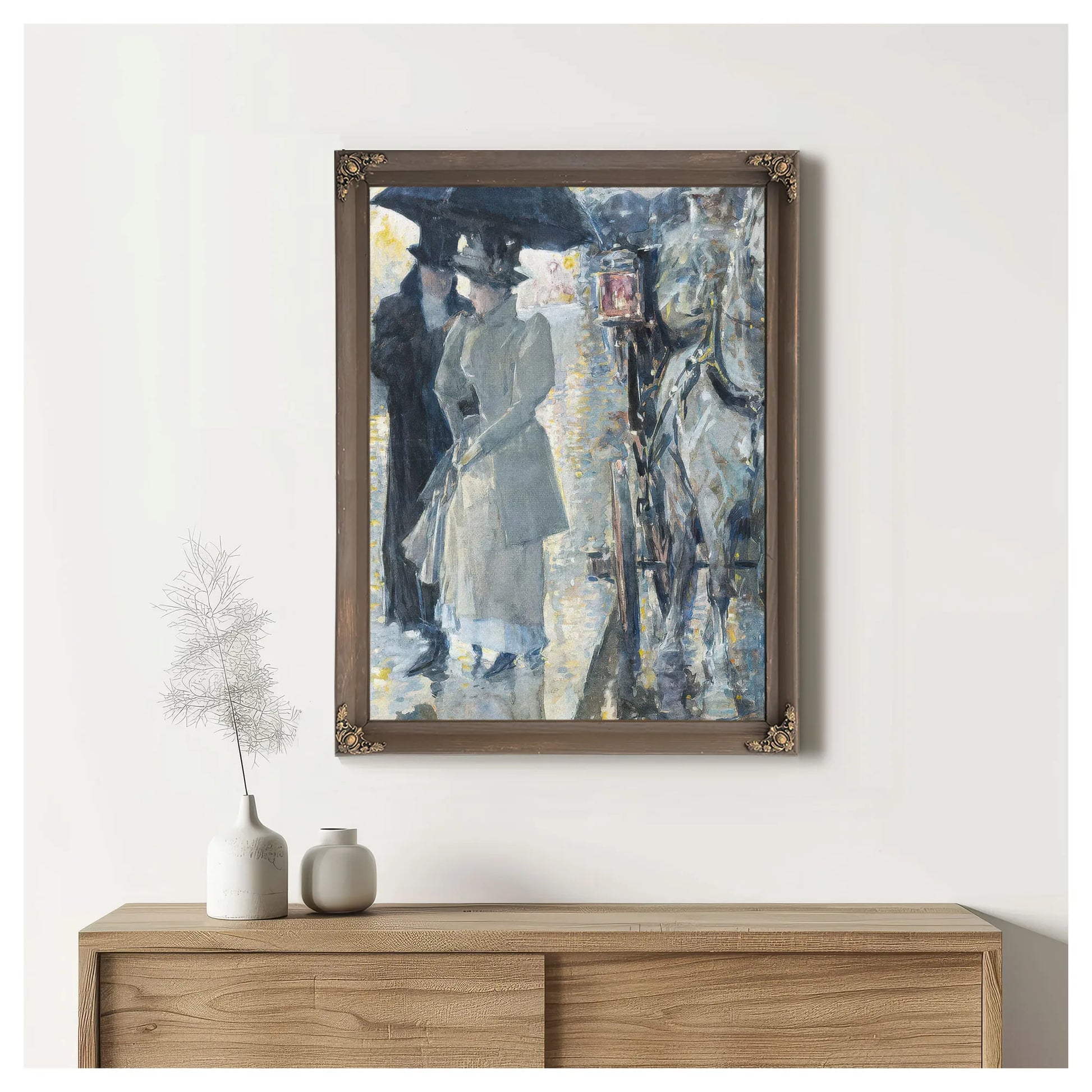 Rainy Day, New York By Childe Hassam Fine Art Print