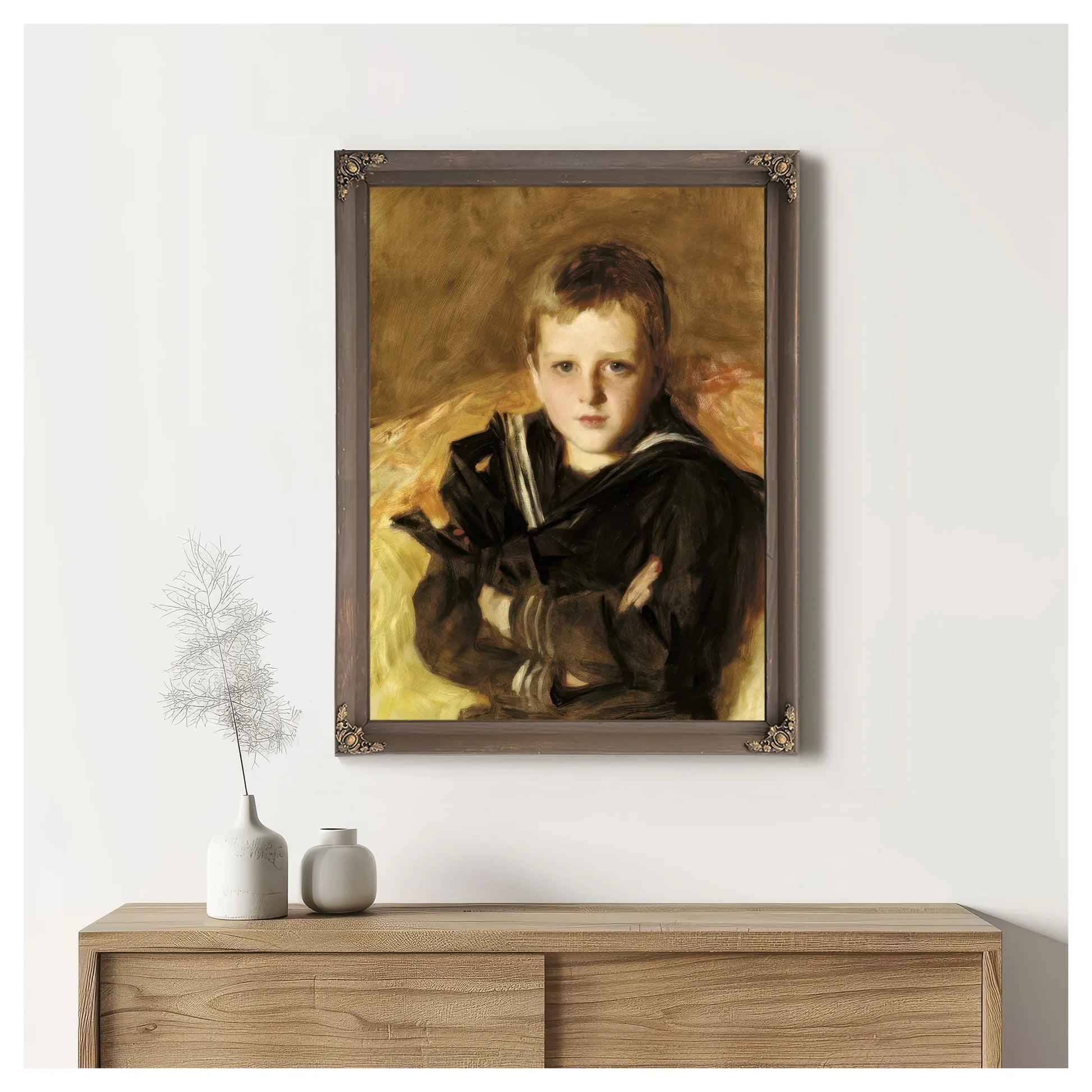 Portrait Of Caspar Goodrich By John Singer Sargent Fine Art Print