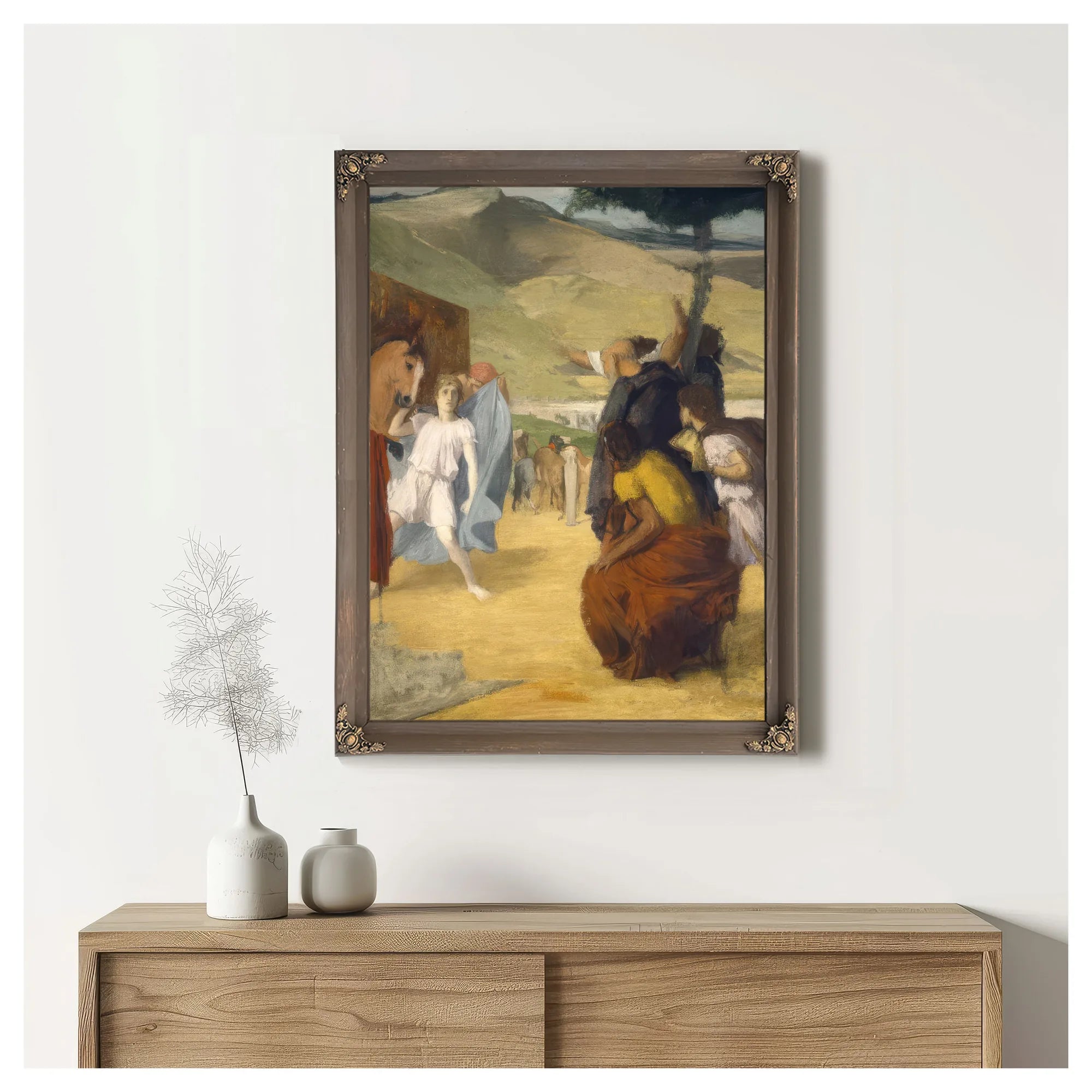 Alexander And Bucephalus By Edgar Degas Fine Art Print
