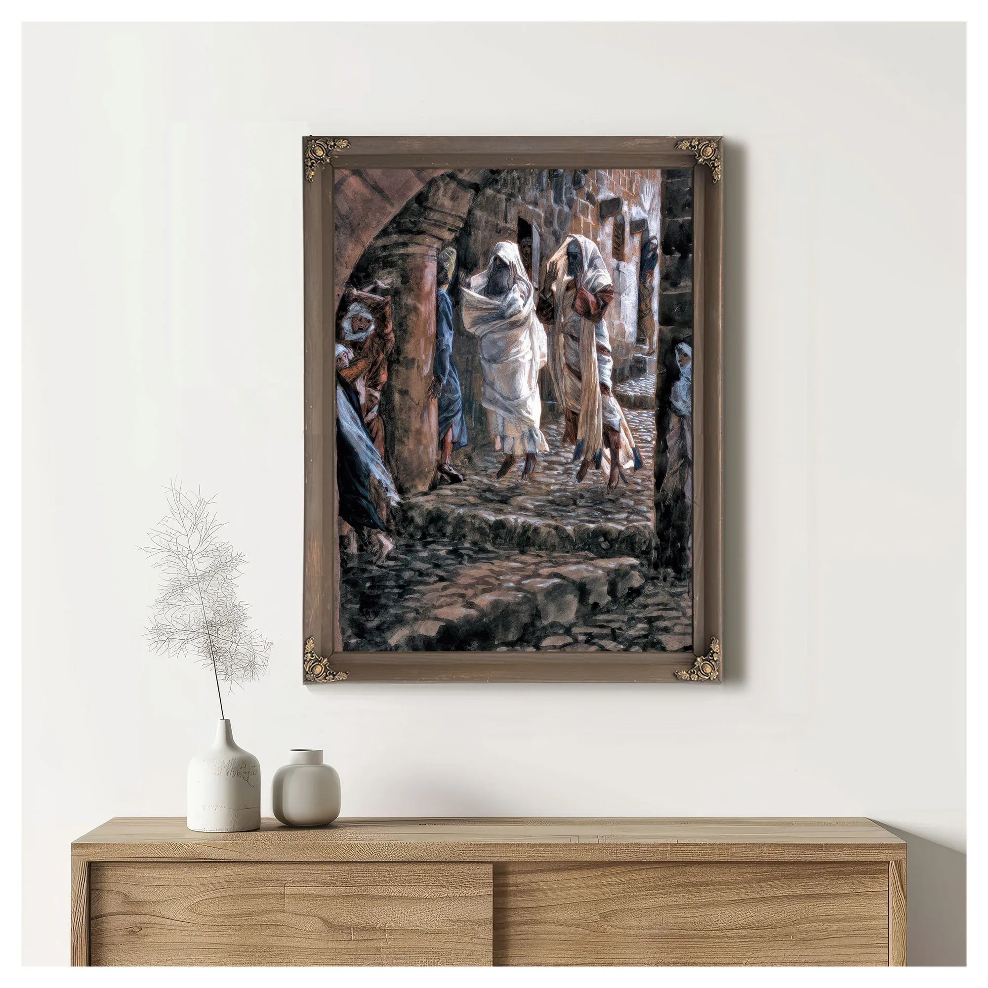 Apparitions Of The Dead In The Streets Of Jerusalem By James Tissot Fine Art Print