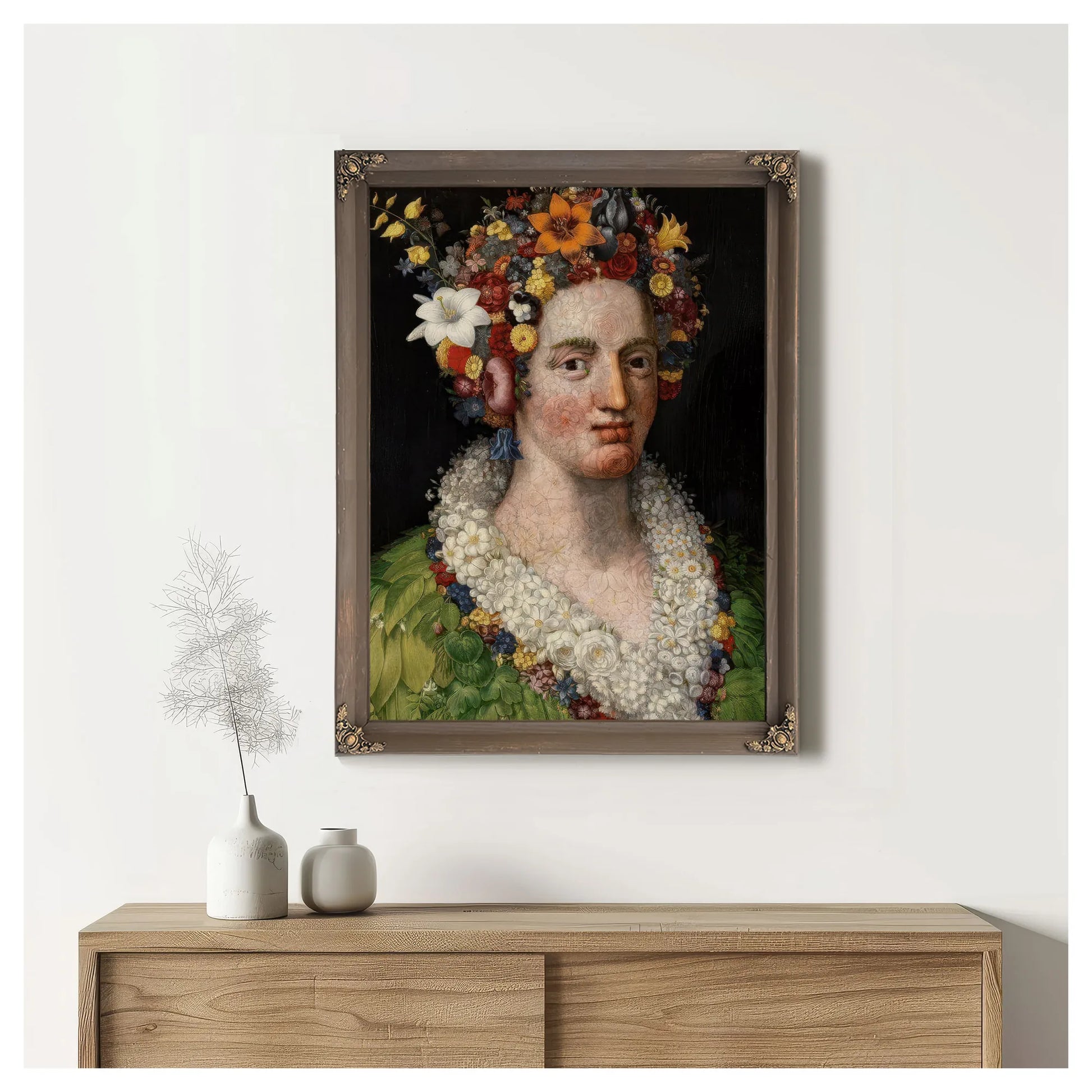 Flora 1589 By Giuseppe Arcimboldo Fine Art Print