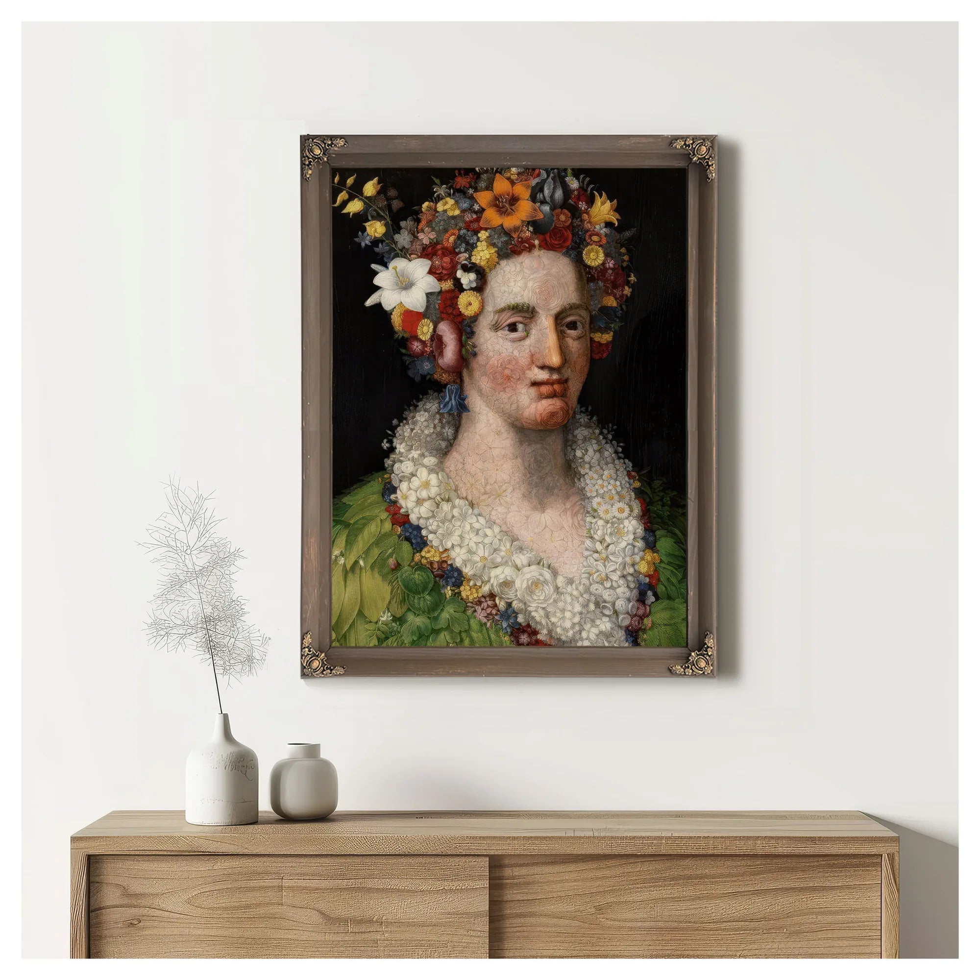 Flora 1589 By Giuseppe Arcimboldo Fine Art Print