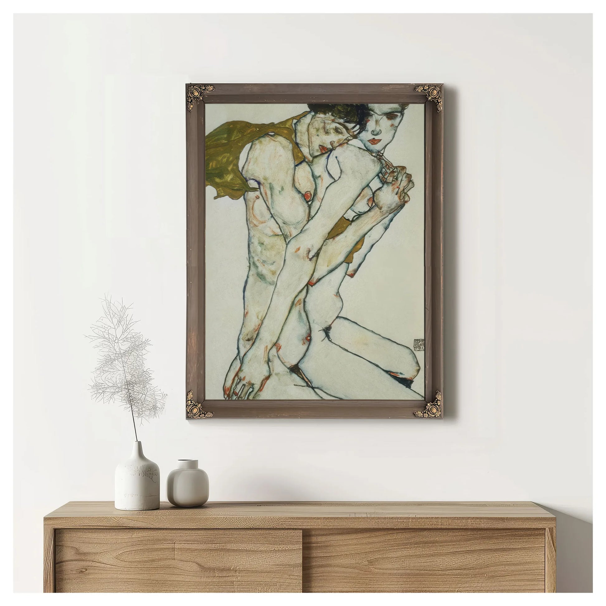 Friendship By Egon Schiele Fine Art Print