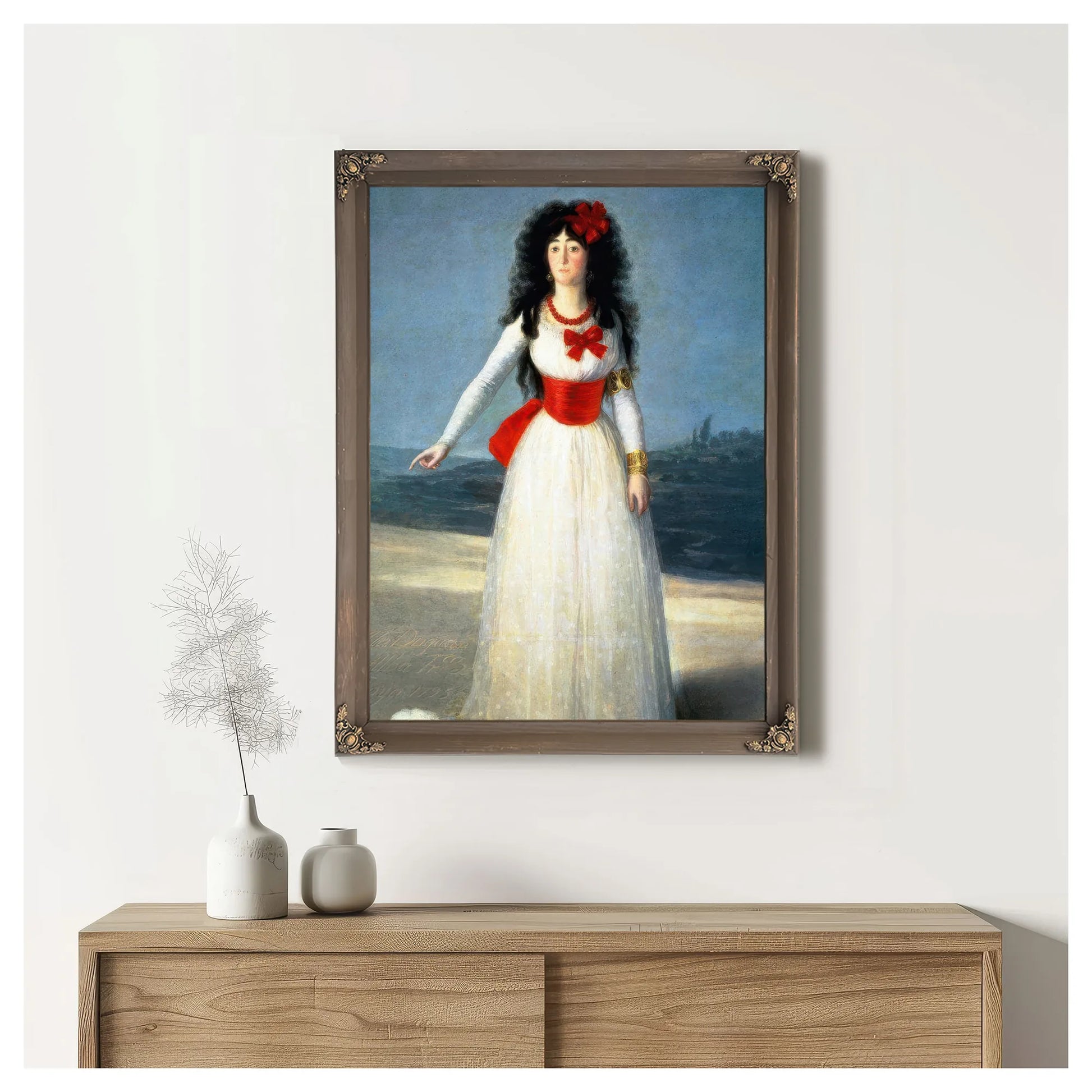 The Duchess Of Alba I By Francisco De Goya Fine Art Print