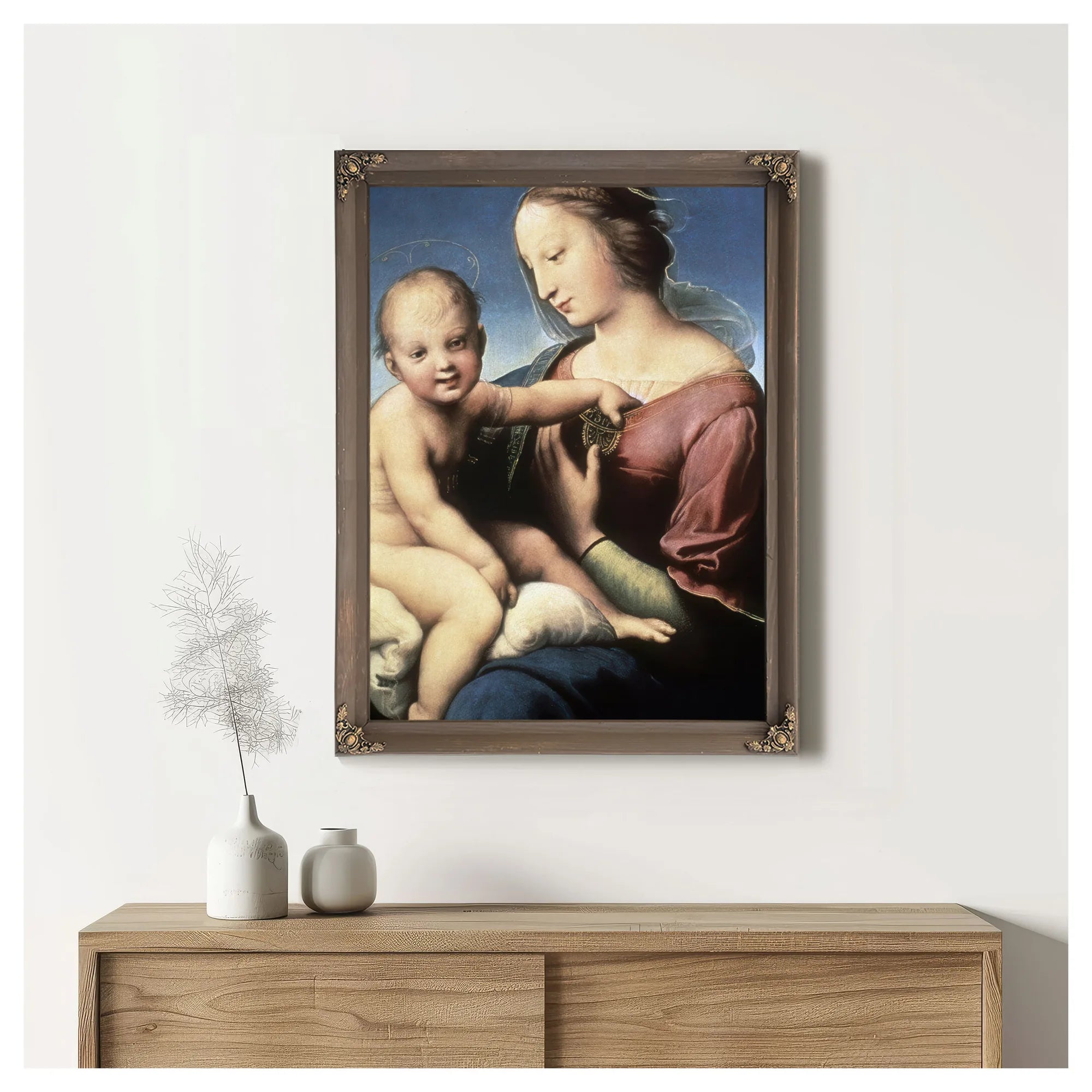 Niccolini Cowper Madonna By Raphael Fine Art Print