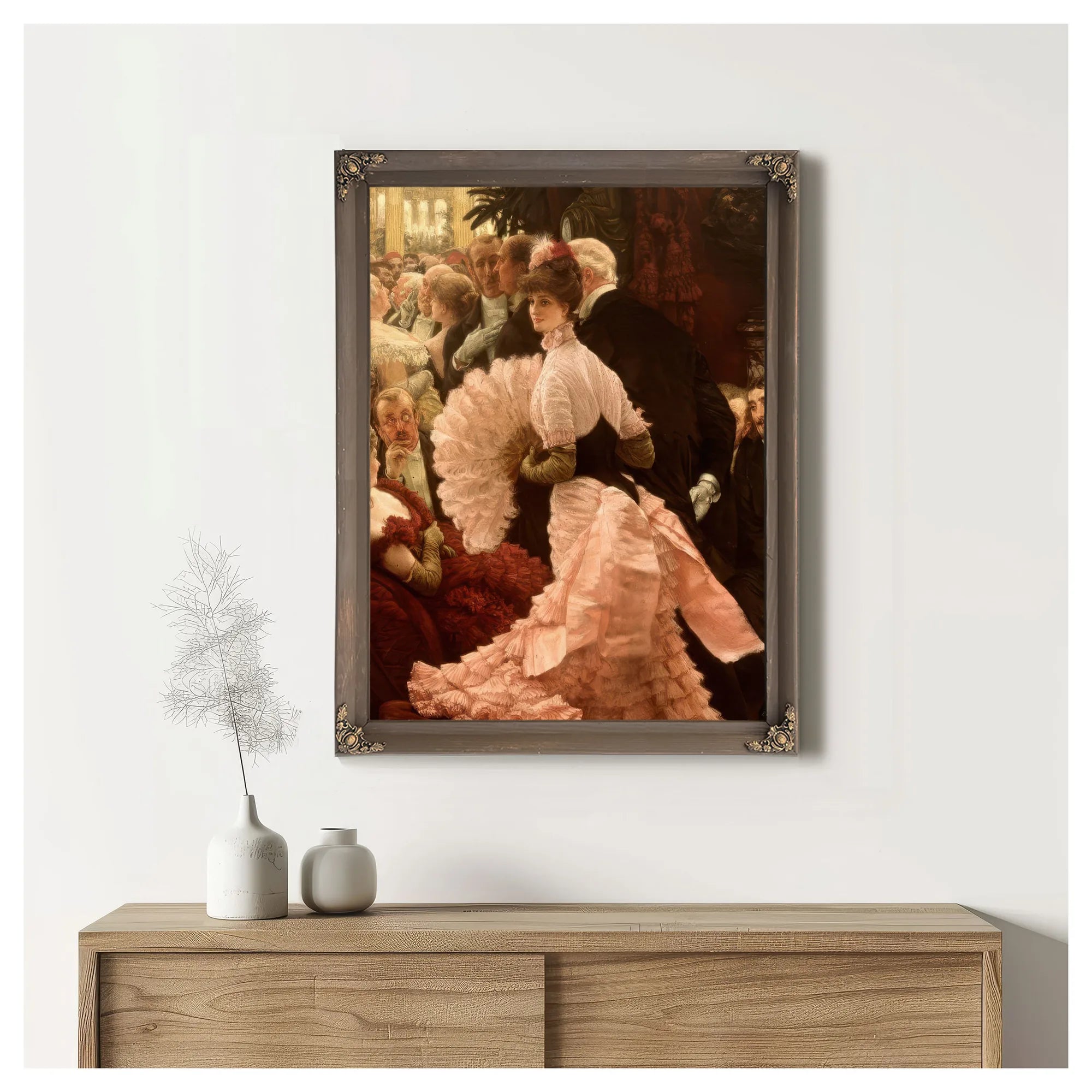 The Political Woman By James Tissot Fine Art Print