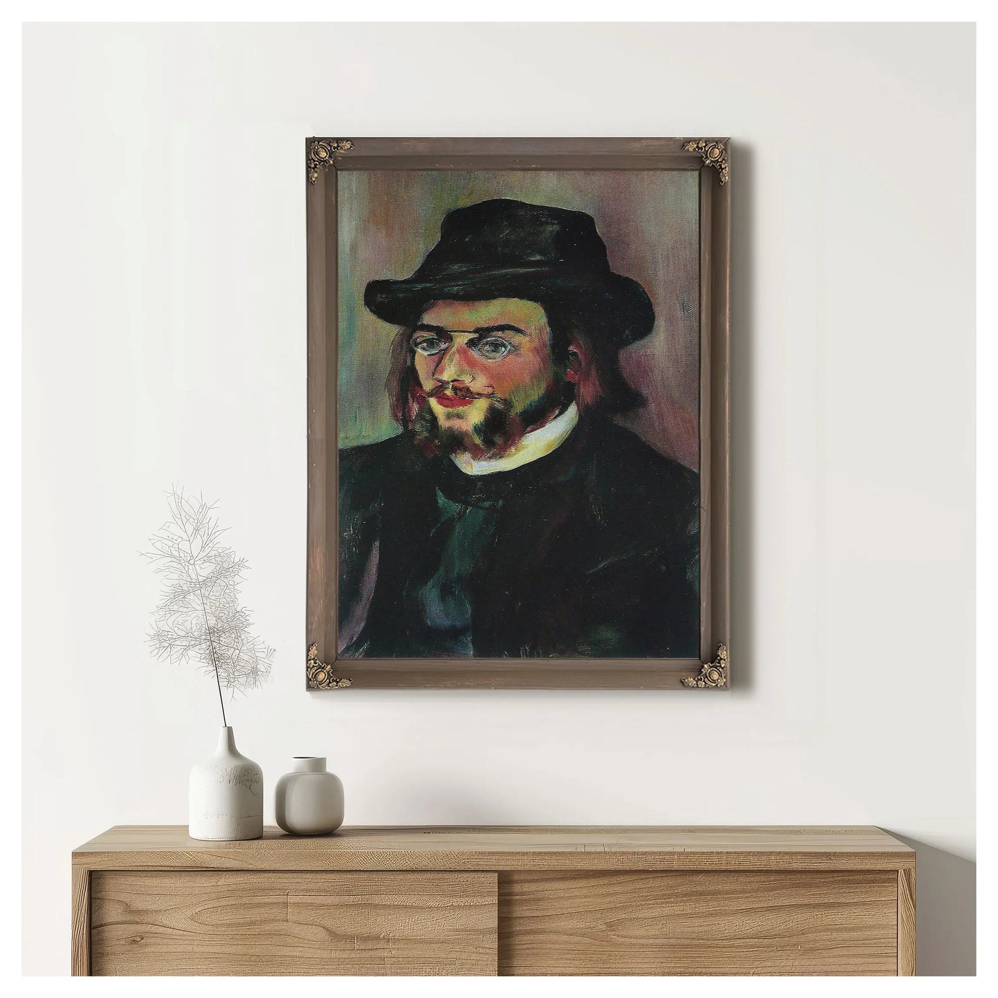 Portrait D Erik Satie by Suzanne Valadon