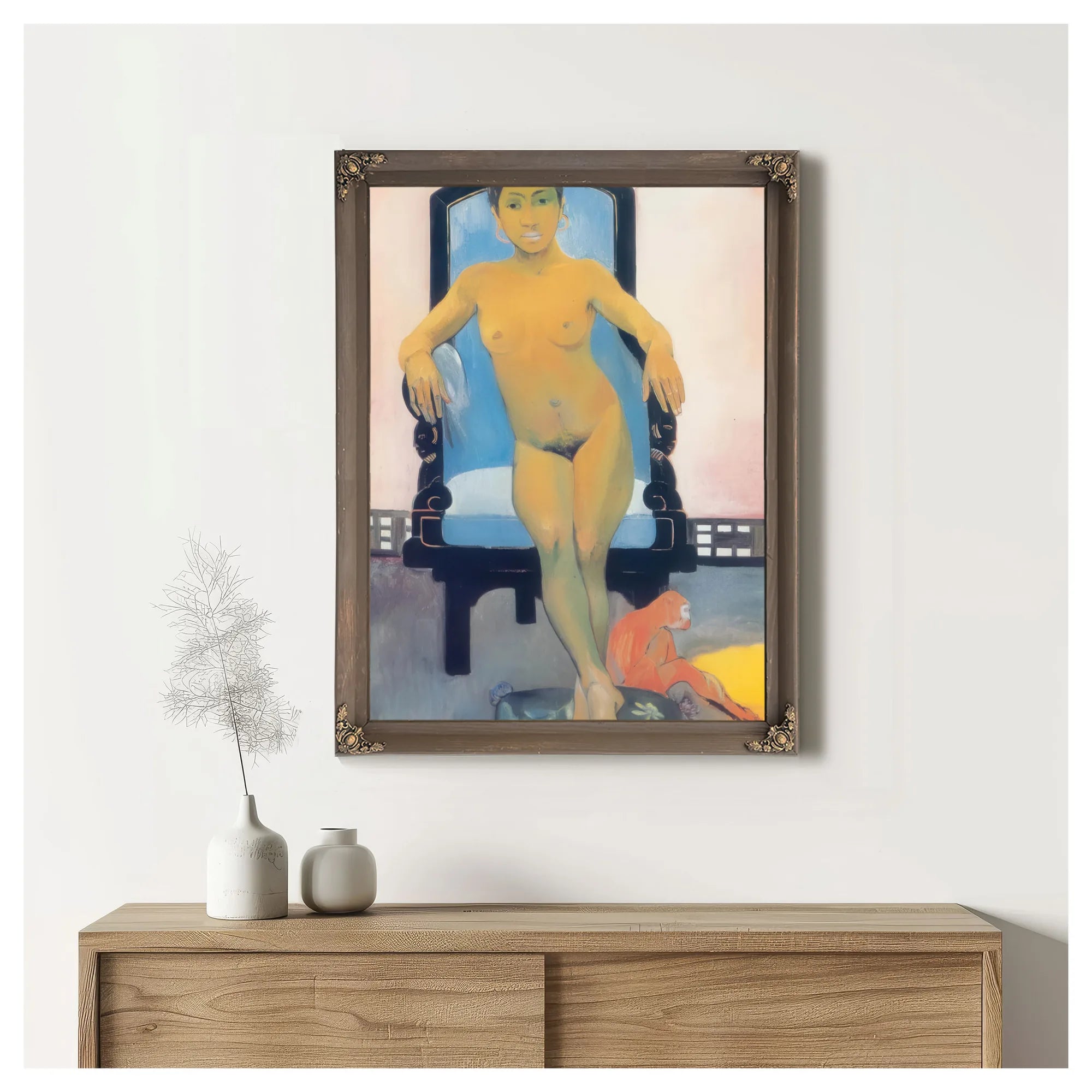 Atia Tamari Vahine Judith Te Parari( Annah The Javanese) By Paul Gauguin Fine Art Print