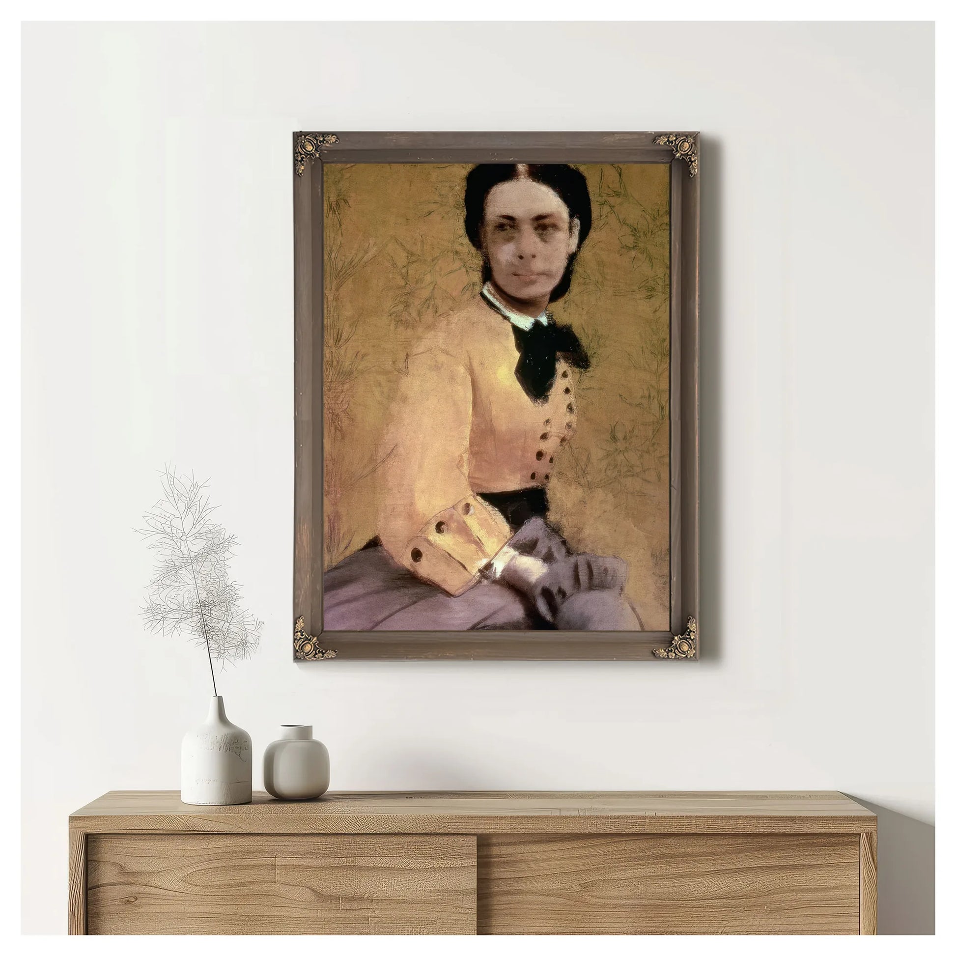 Portrait Of Princess Pauline De Metternich By Edgar Degas Fine Art Print