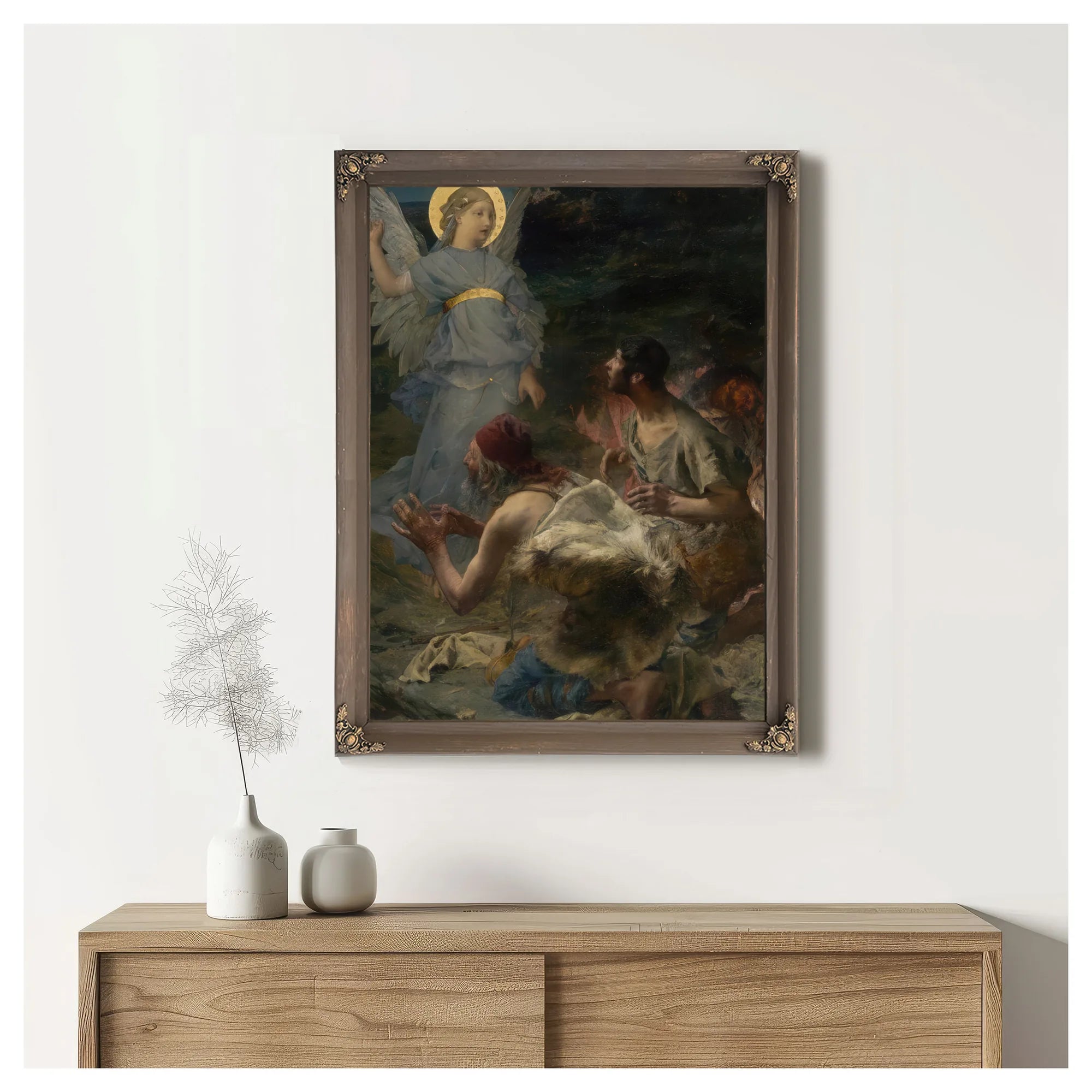 The Annunciation To The Shepherds By Jules Bastien Lepage Fine Art Print