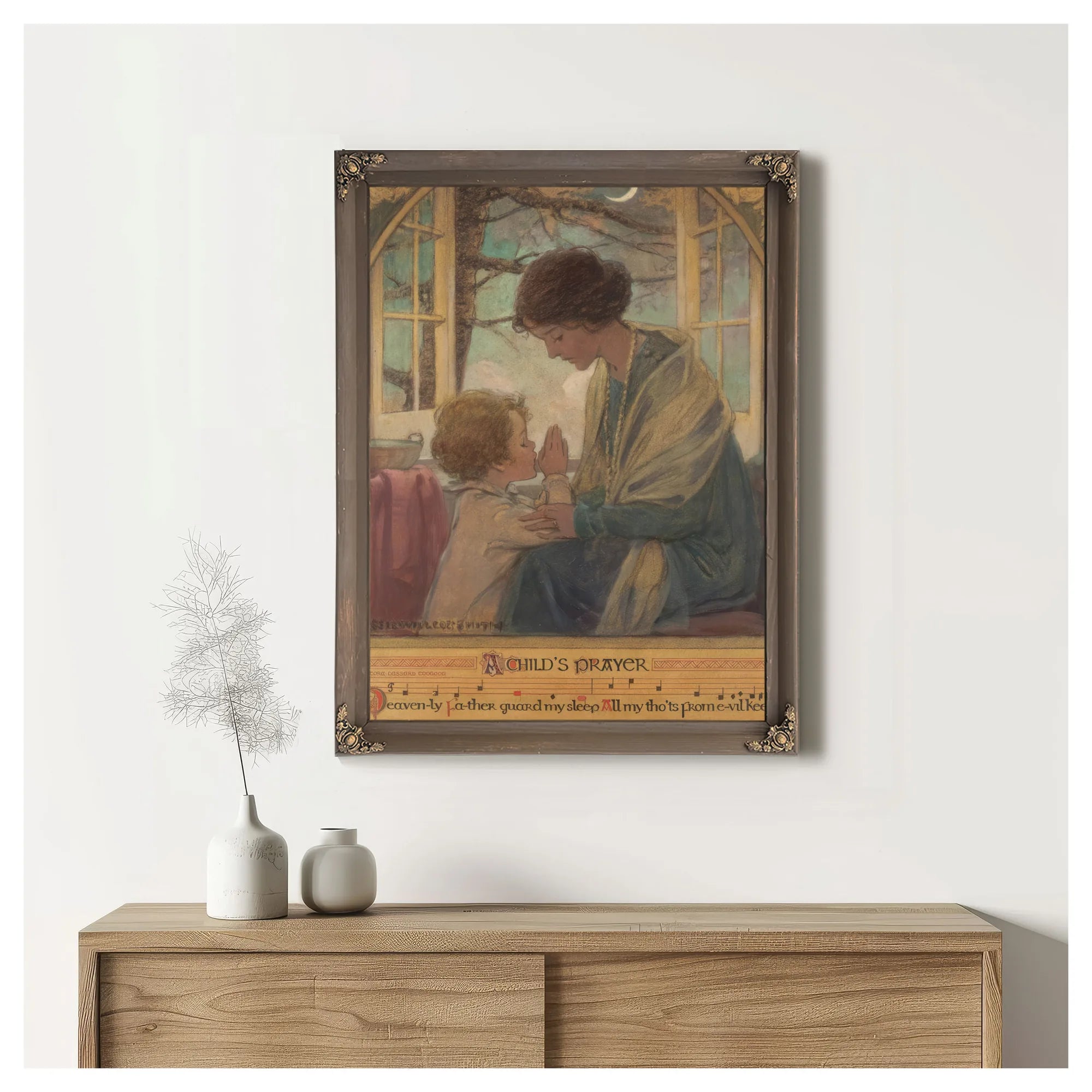 A Childs Prayer Book Cover 1925 By Jessie Willcox Smith Fine Art Print