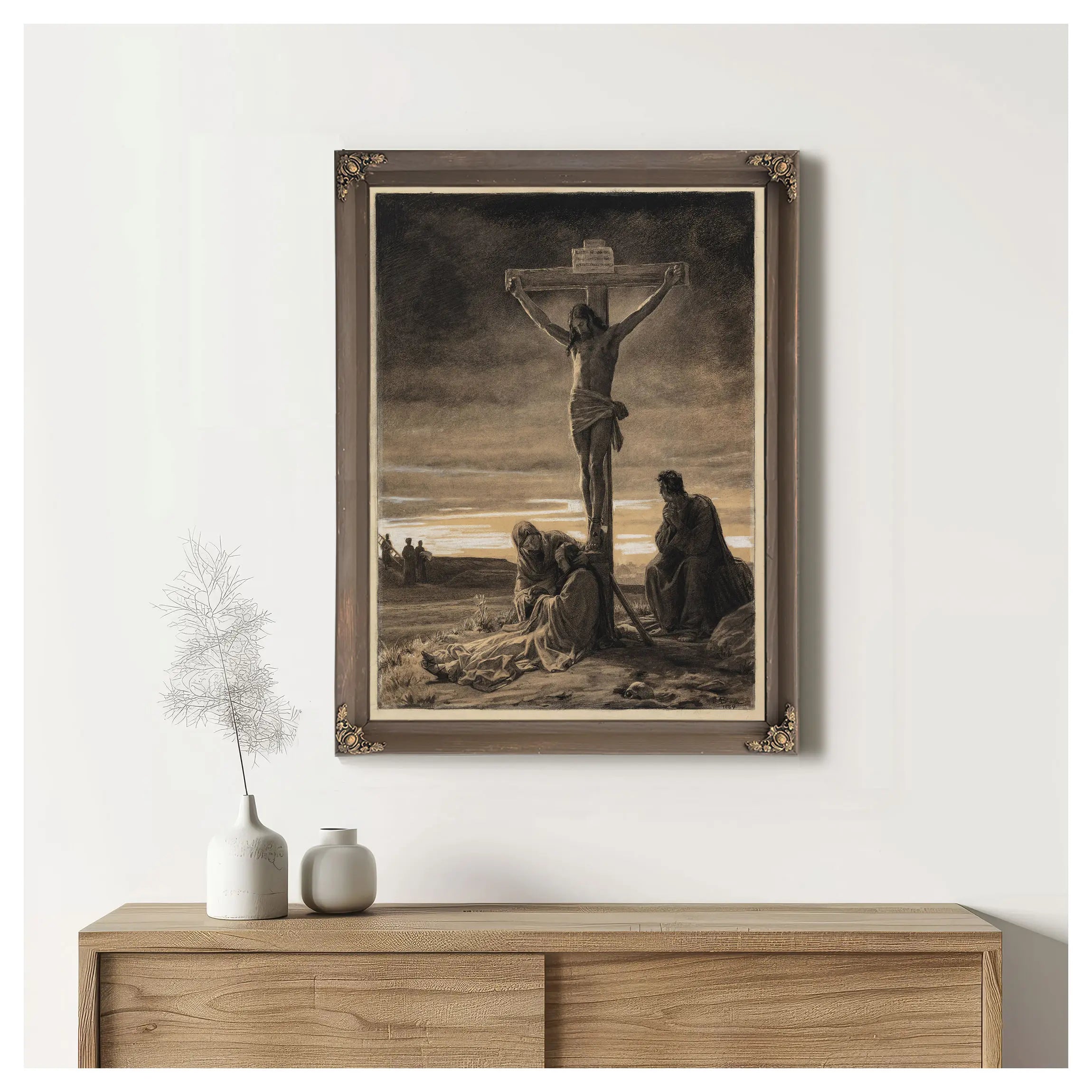 Christ On The Cross 34 by Carl Bloch