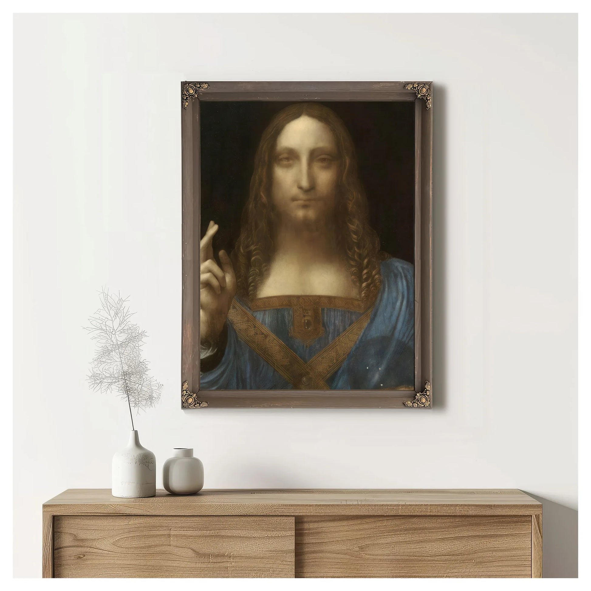 Salvator Mundi By Leonardo Da Vinci Fine Art Print