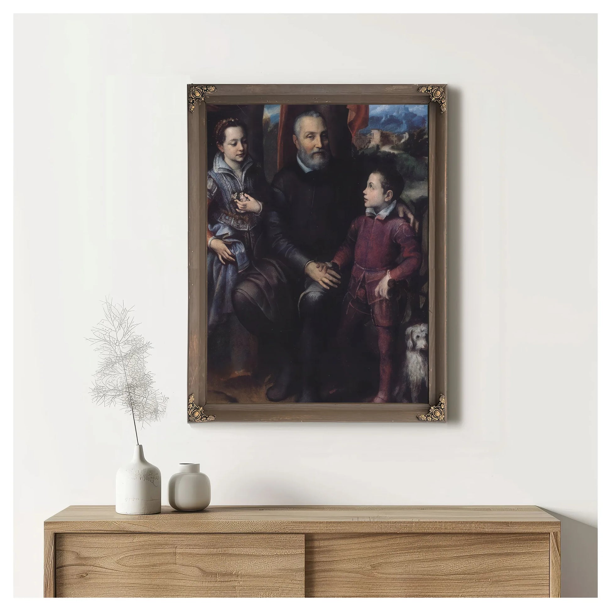 Portrait Of The Artist 1039 S Family 1558 By Sofonisba Anguissola Fine Art Print