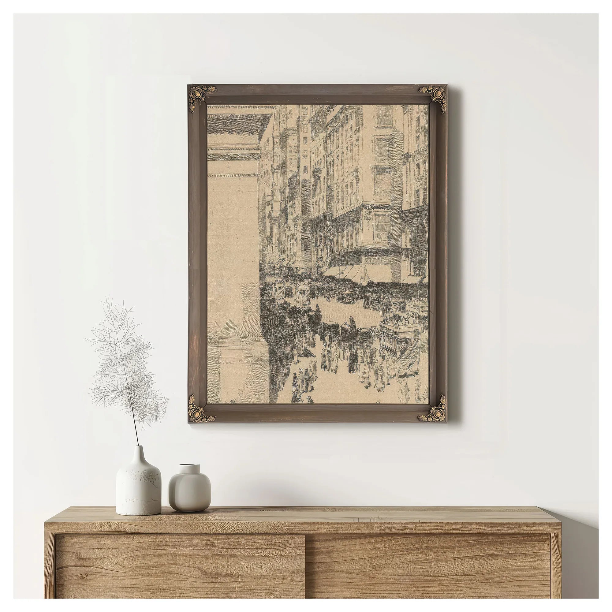 Fifth Avenue At Noon (Cortissoz & Clayton 77) By Childe Hassam Fine Art Print