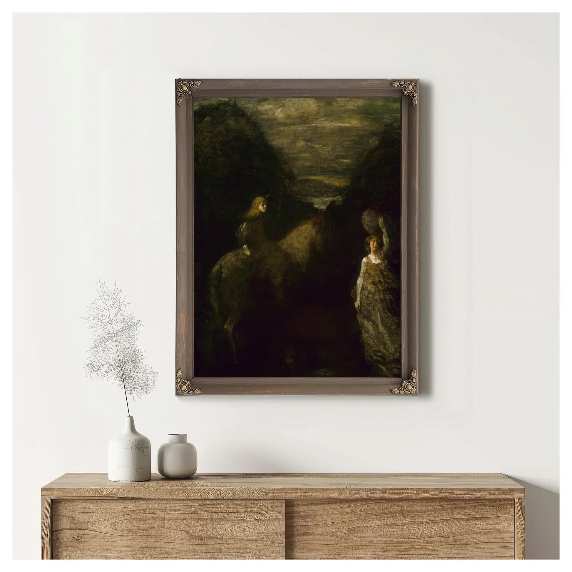 King Cophetua And The Beggar Maid By Albert Pinkhamryder Fine Art Print