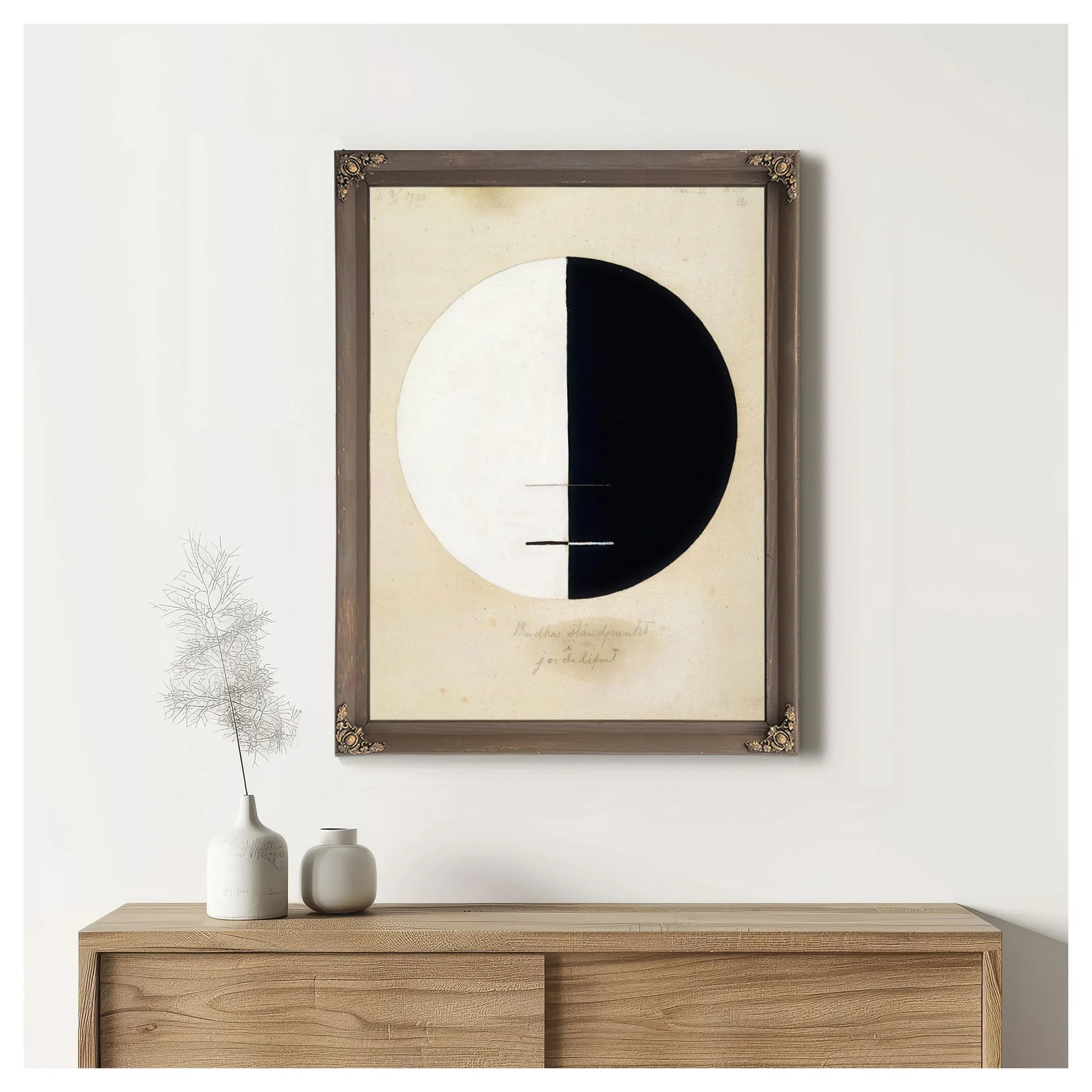 Buddhas Standpoint In The Earthly Life No 3A 1920 By Hilma Af Klint Fine Art Print