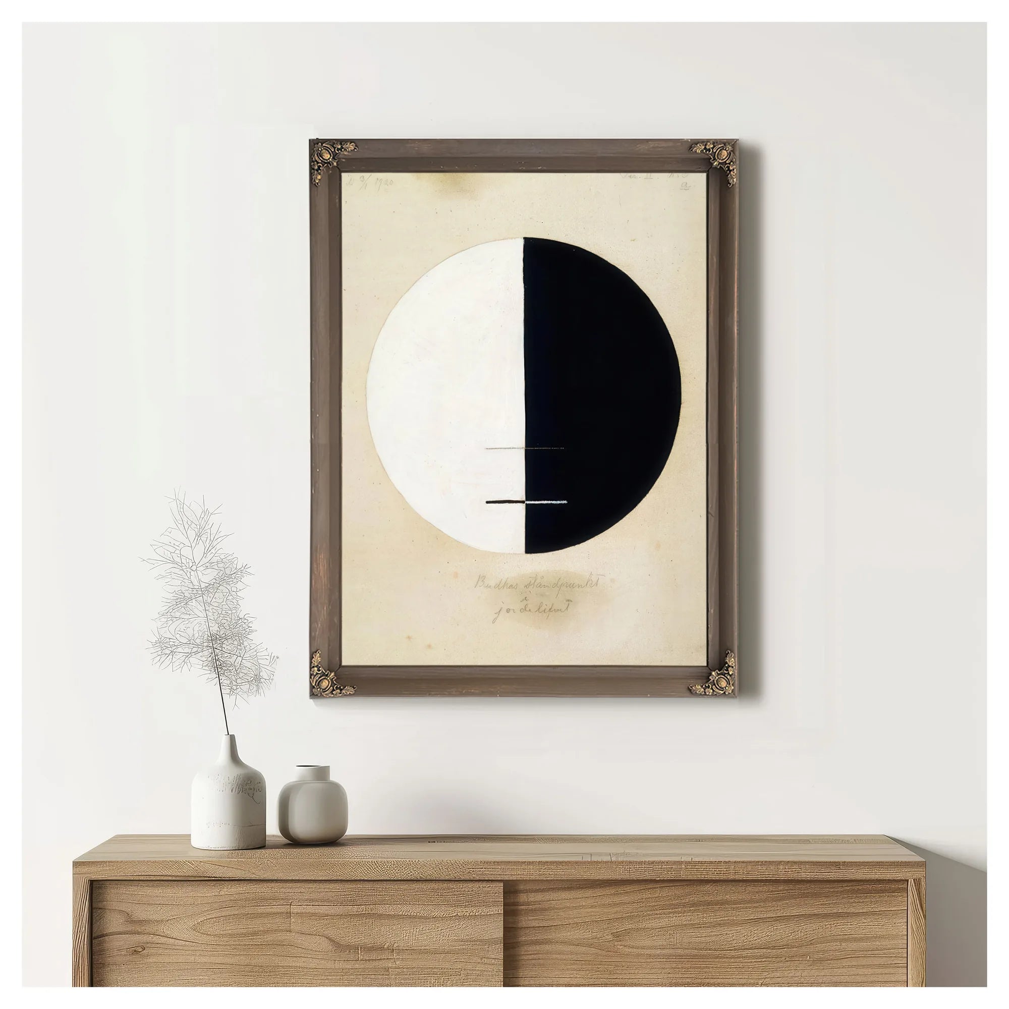 Buddhas Standpoint In The Earthly Life No 3A 1920 By Hilma Af Klint Fine Art Print