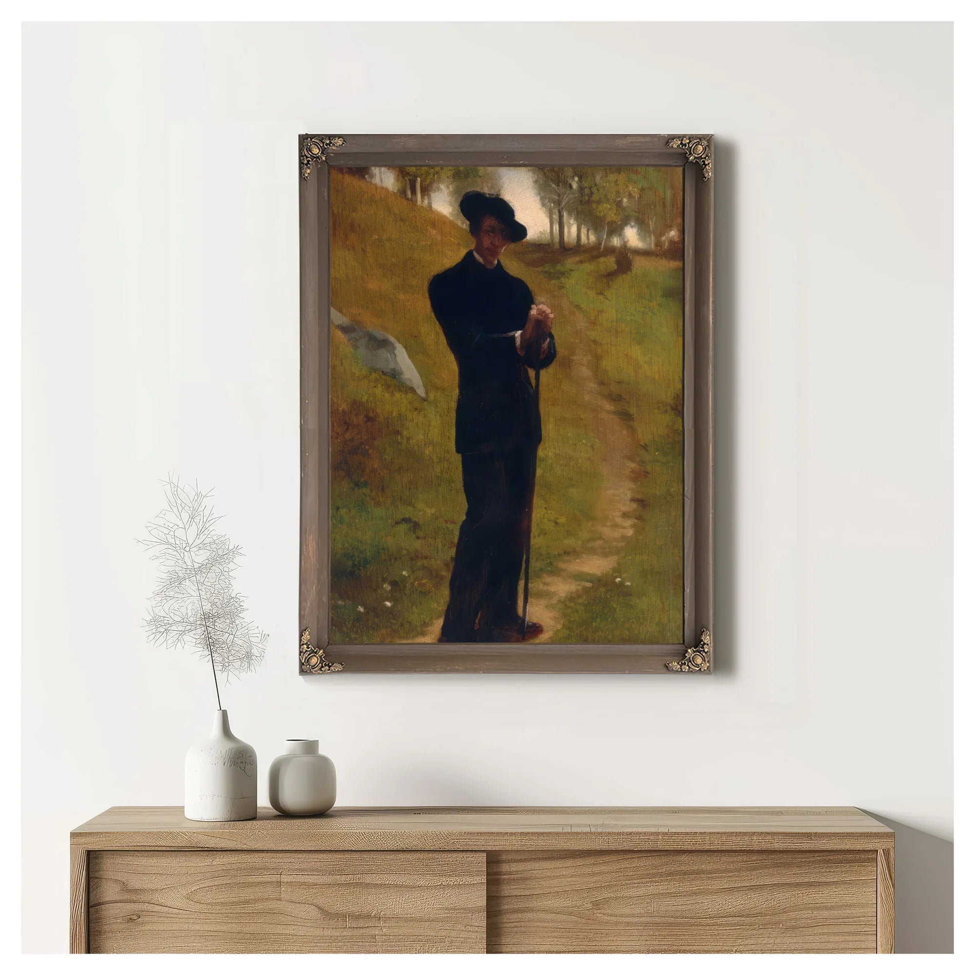 Portrait Of The Painter By John La Farge Fine Art Print