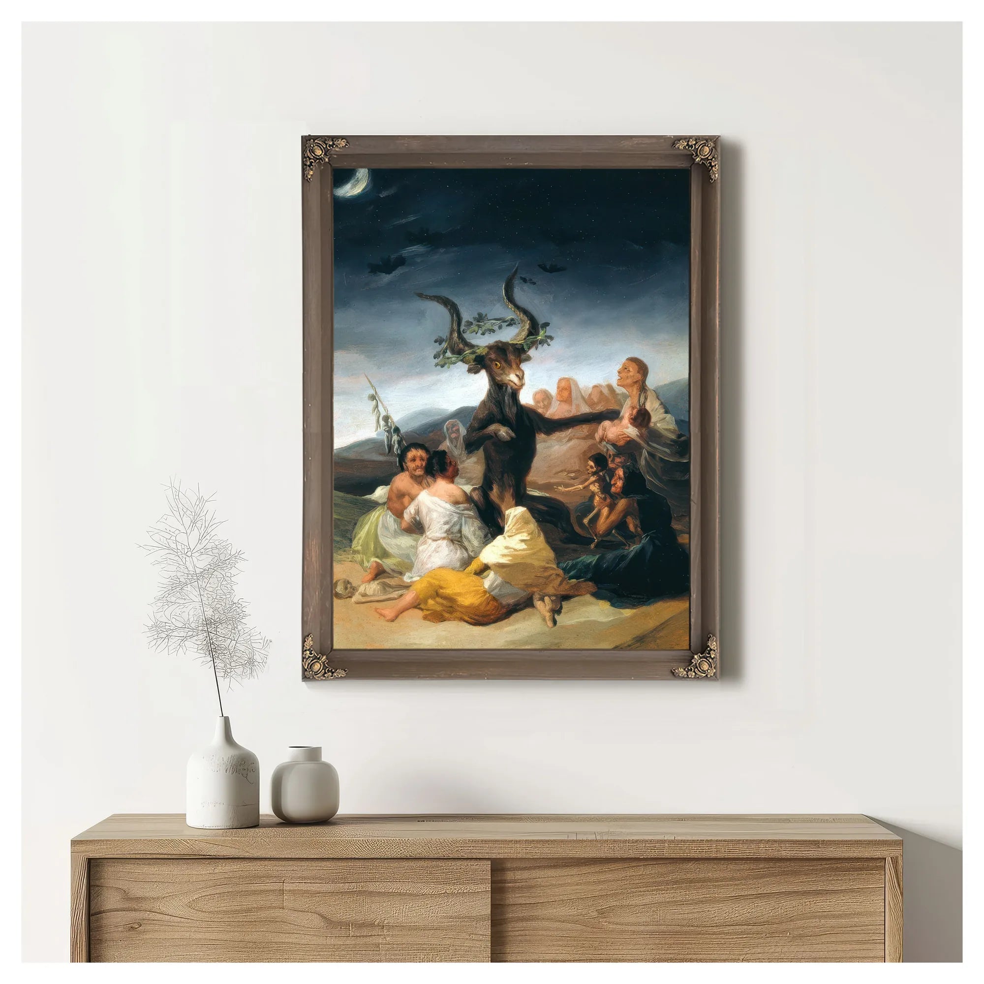 The Witches Sabbath By Francisco De Goya Fine Art Print
