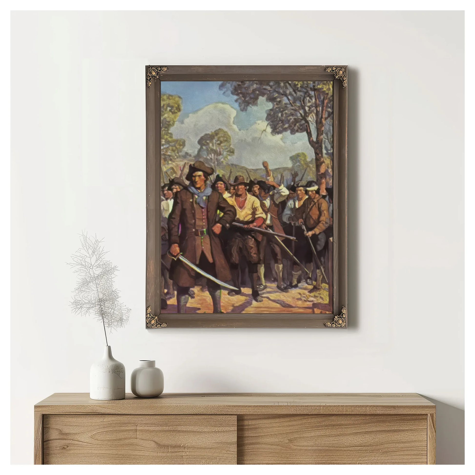 Bank Holiday Posters By NC Wyeth Fine Art Print