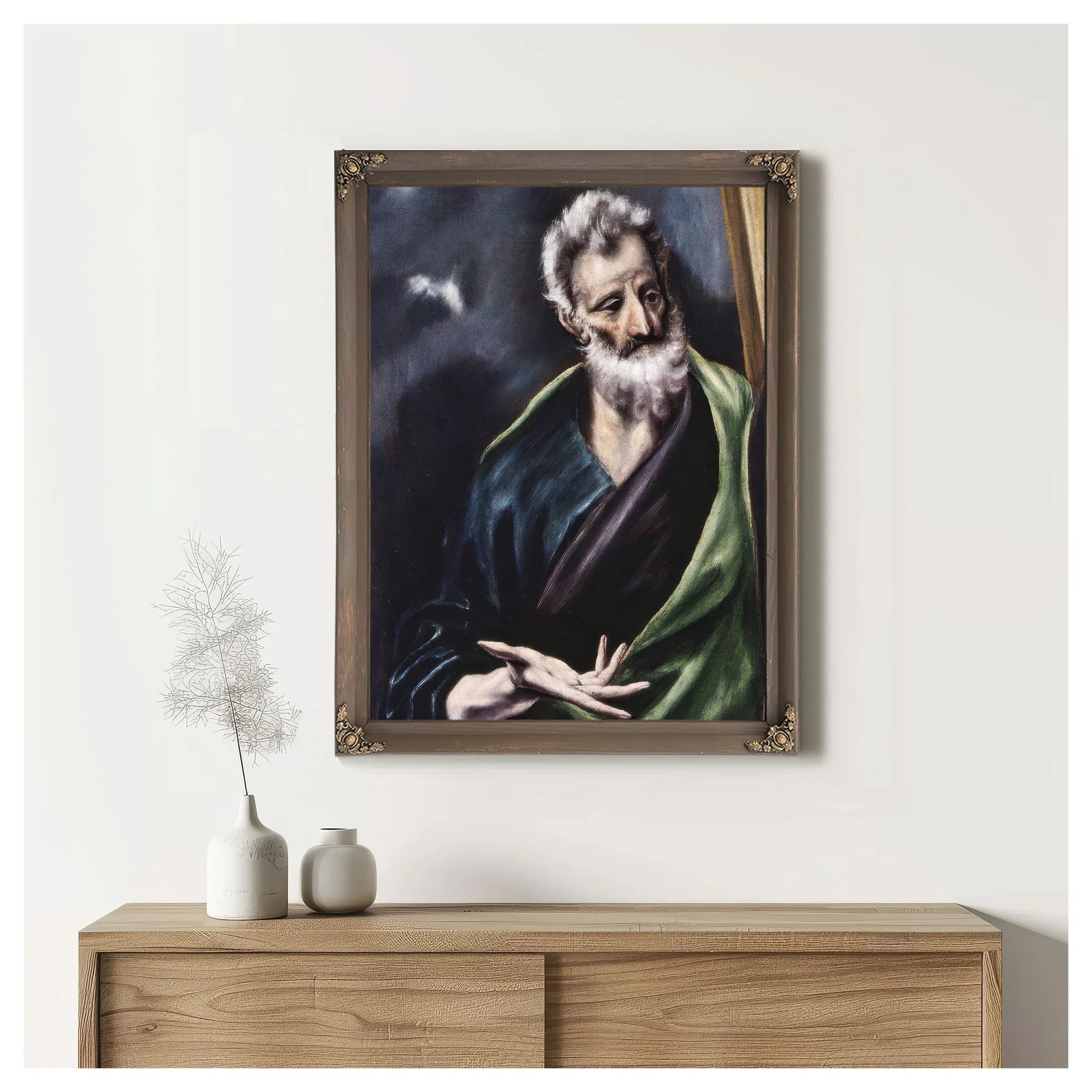 Detail Of Saint Andrew By El Greco Fine Art Print
