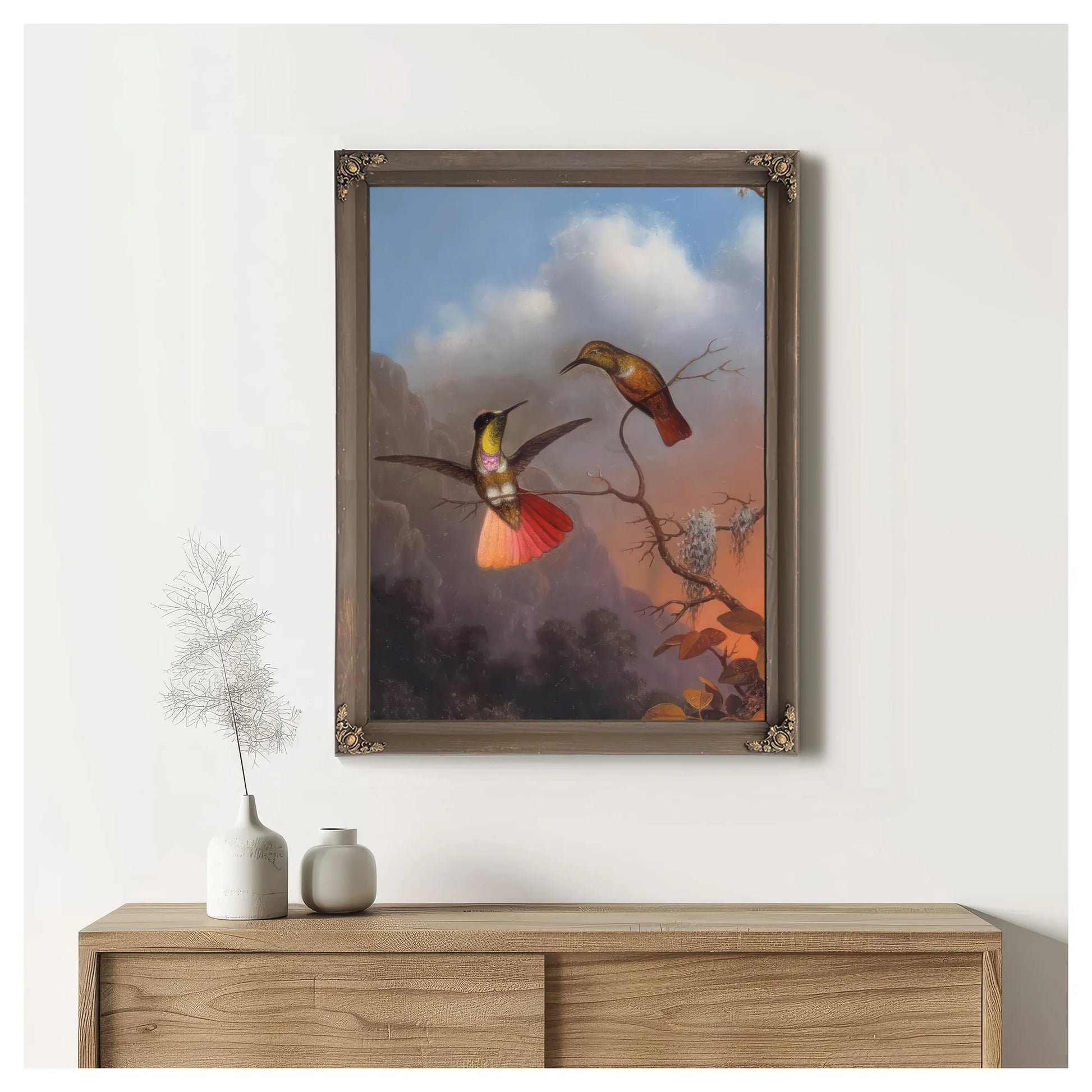 Hooded Visorbearer By Martin Johnson Heade Fine Art Print