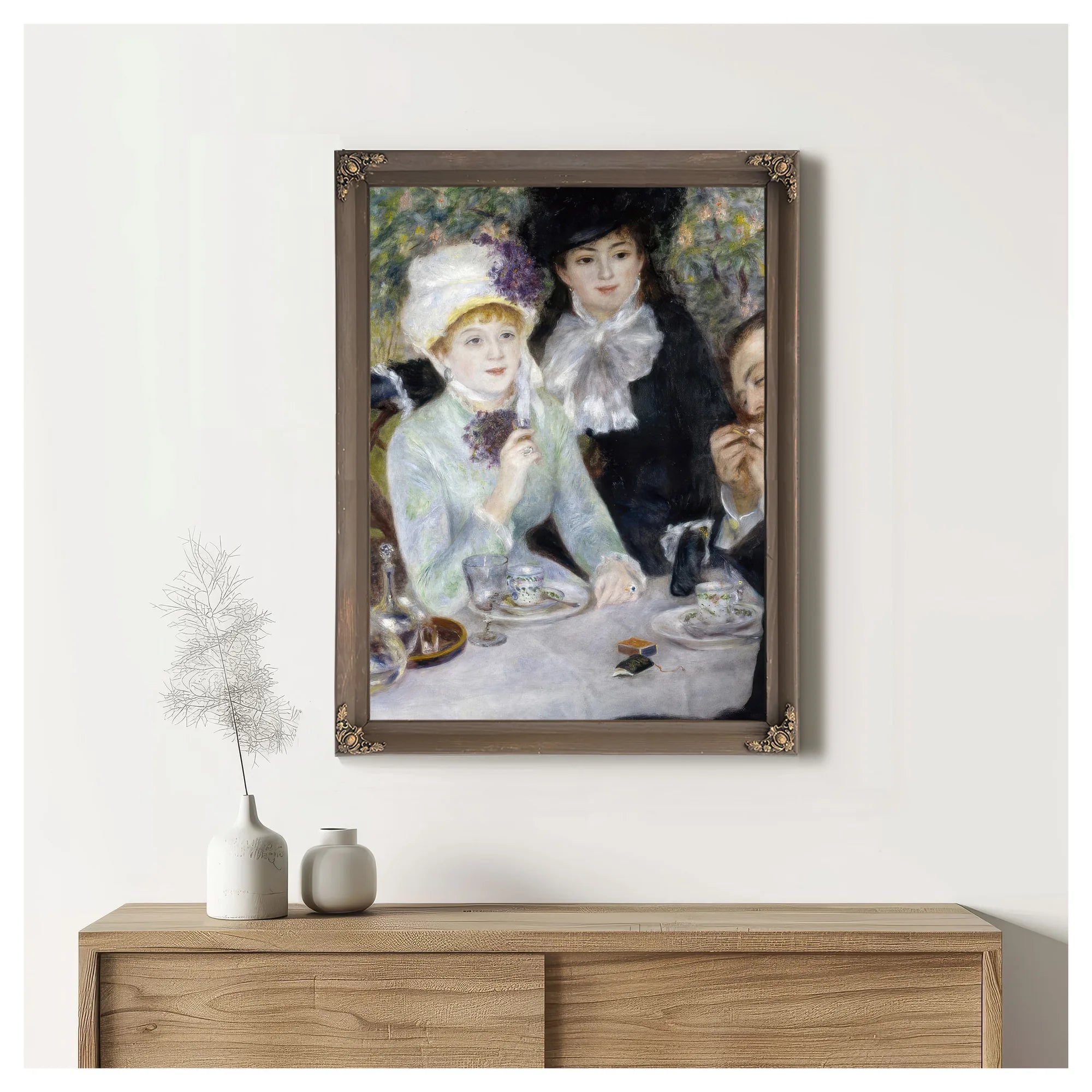 After The Luncheon By Pierre Auguste Renoir Fine Art Print