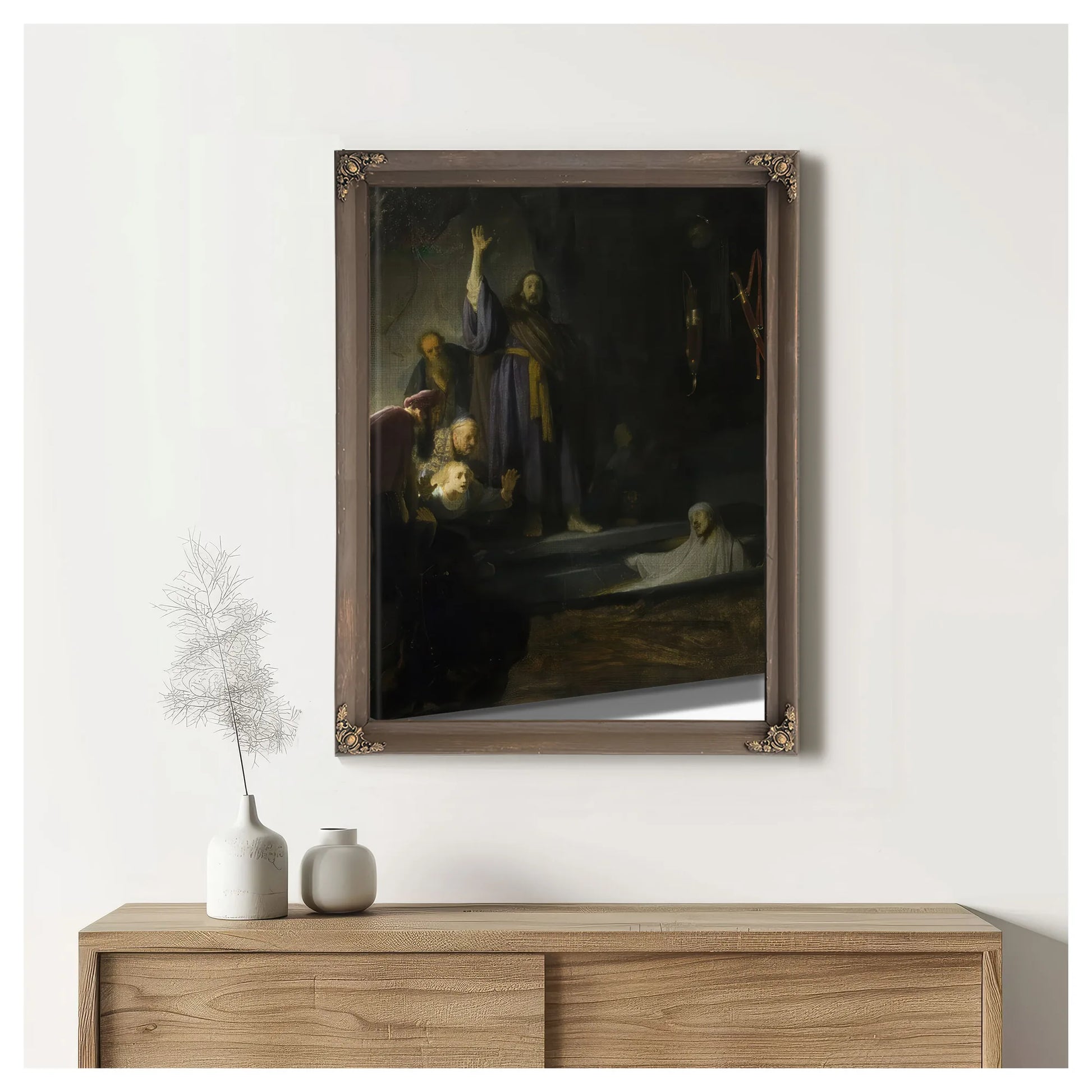 The Raising Of Lazarus By Rembrandt Fine Art Print