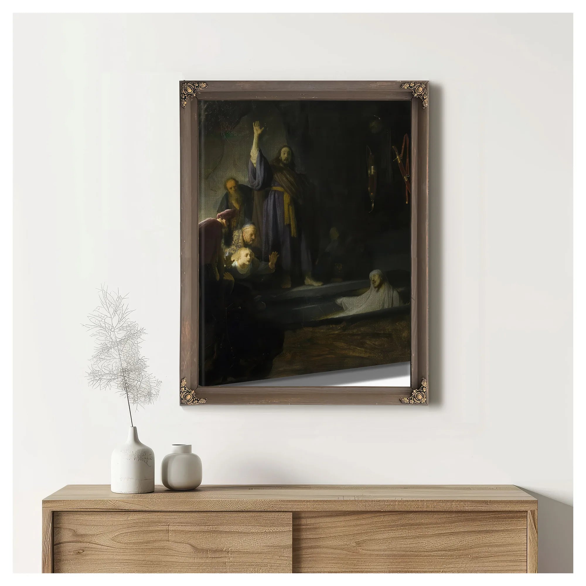 The Raising Of Lazarus By Rembrandt Fine Art Print