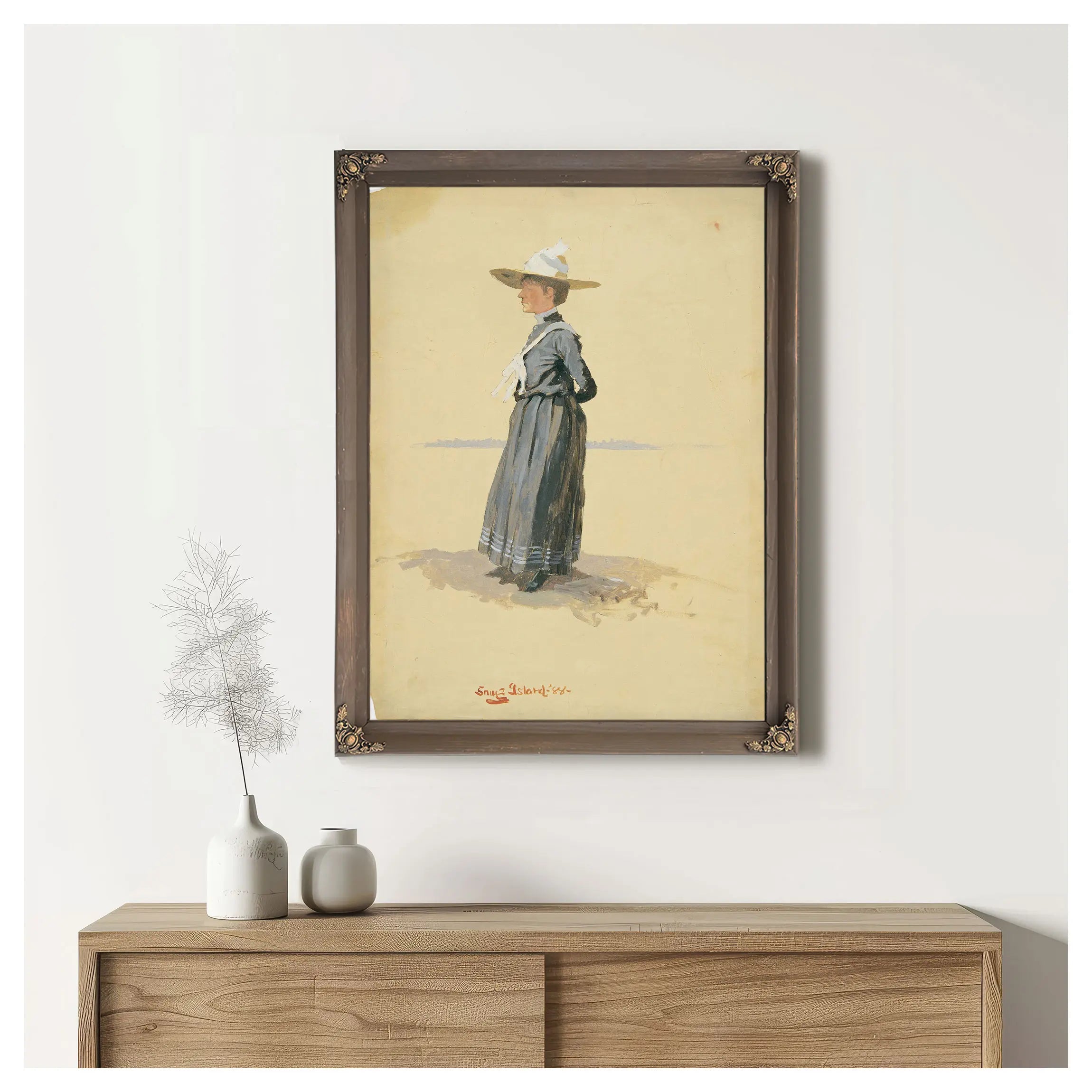 Snug Island by Frederic Remington