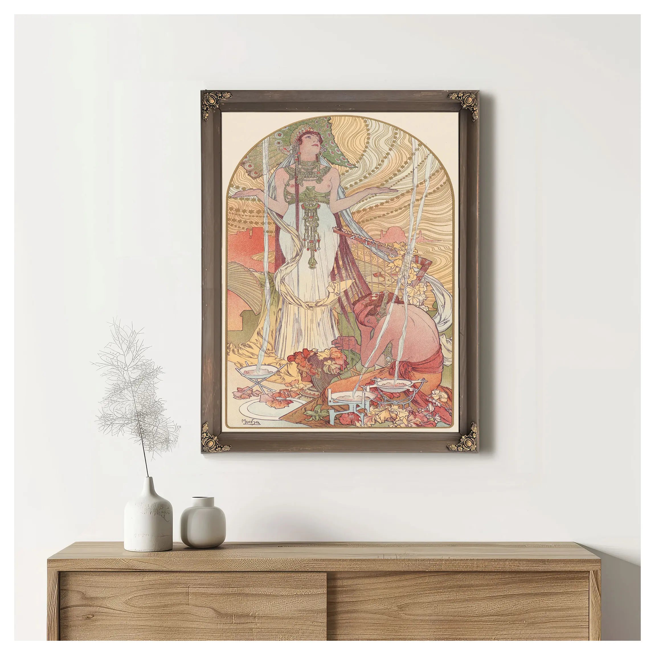 Incantation Salammbo by Alphonse Mucha