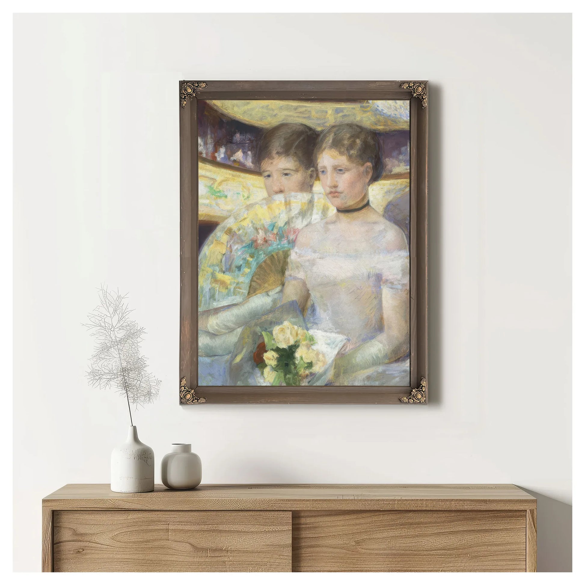 The Loge By Mary Cassatt Fine Art Print