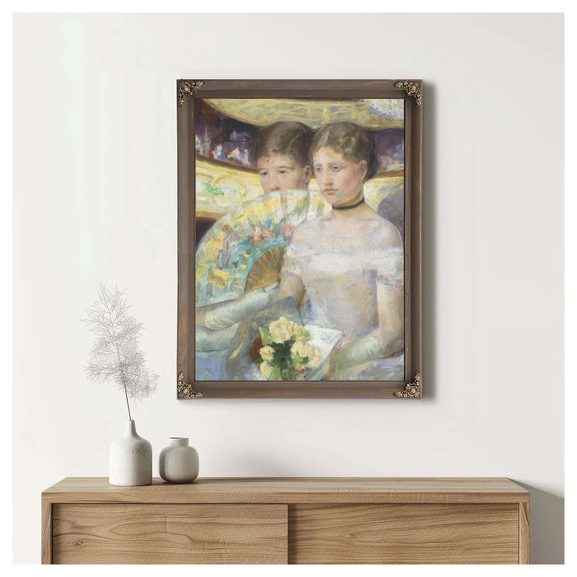 The Loge By Mary Cassatt Fine Art Print