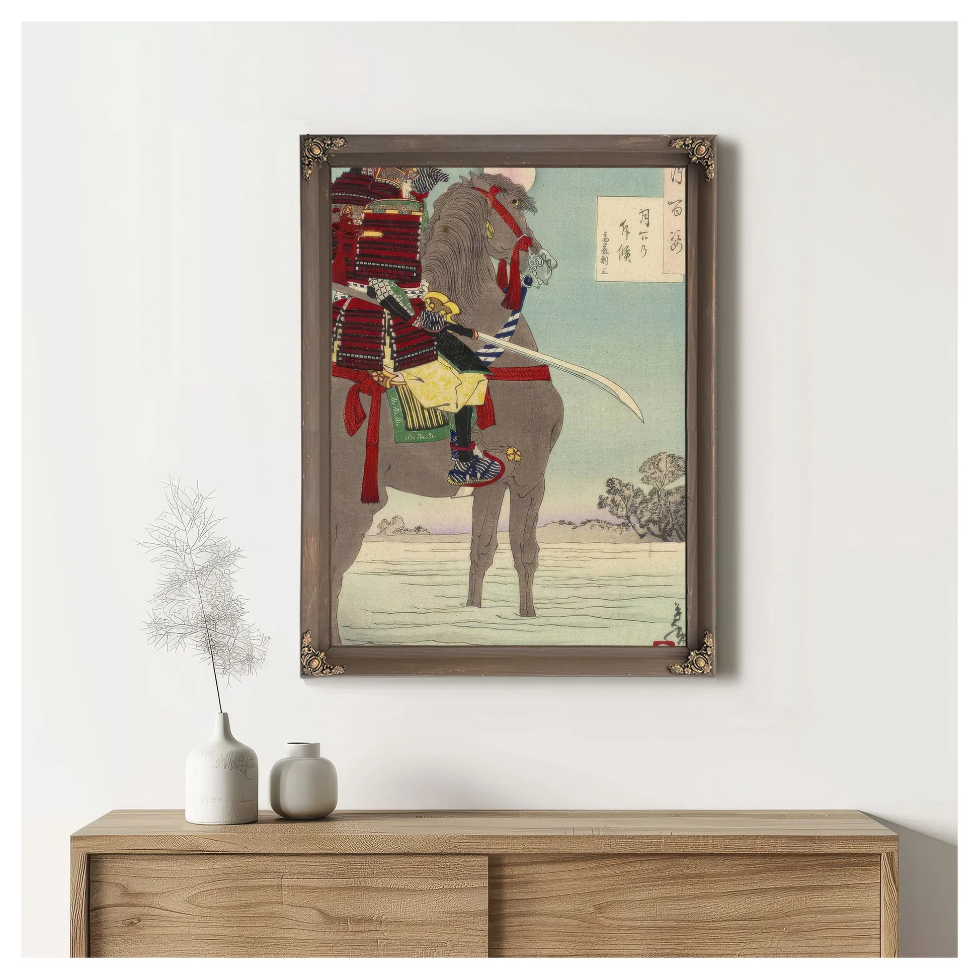 100 Aspects No 8 Moonlight Patrol 1885 By Tsukioka Yoshitoshi Fine Art Print