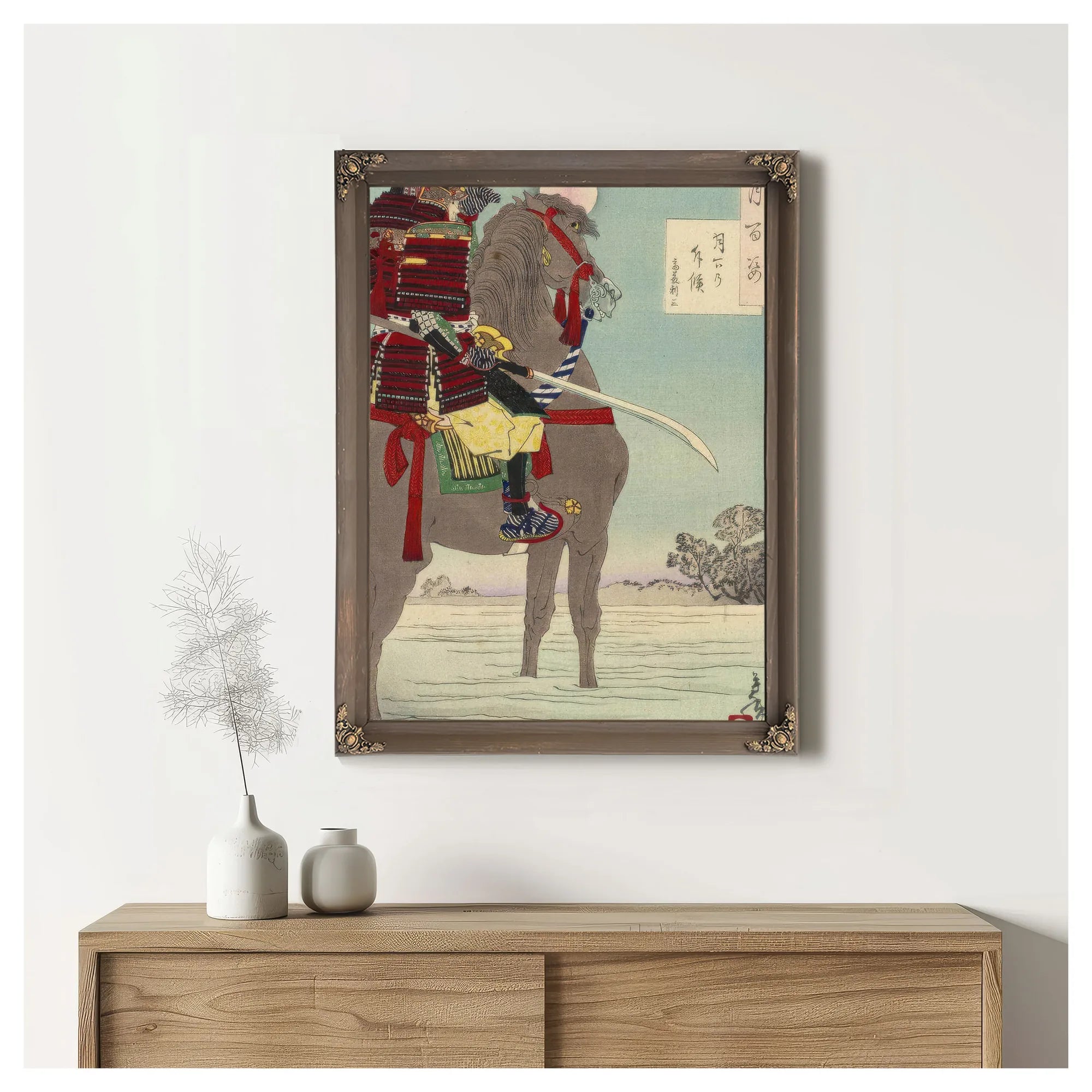 100 Aspects No 8 Moonlight Patrol 1885 By Tsukioka Yoshitoshi Fine Art Print