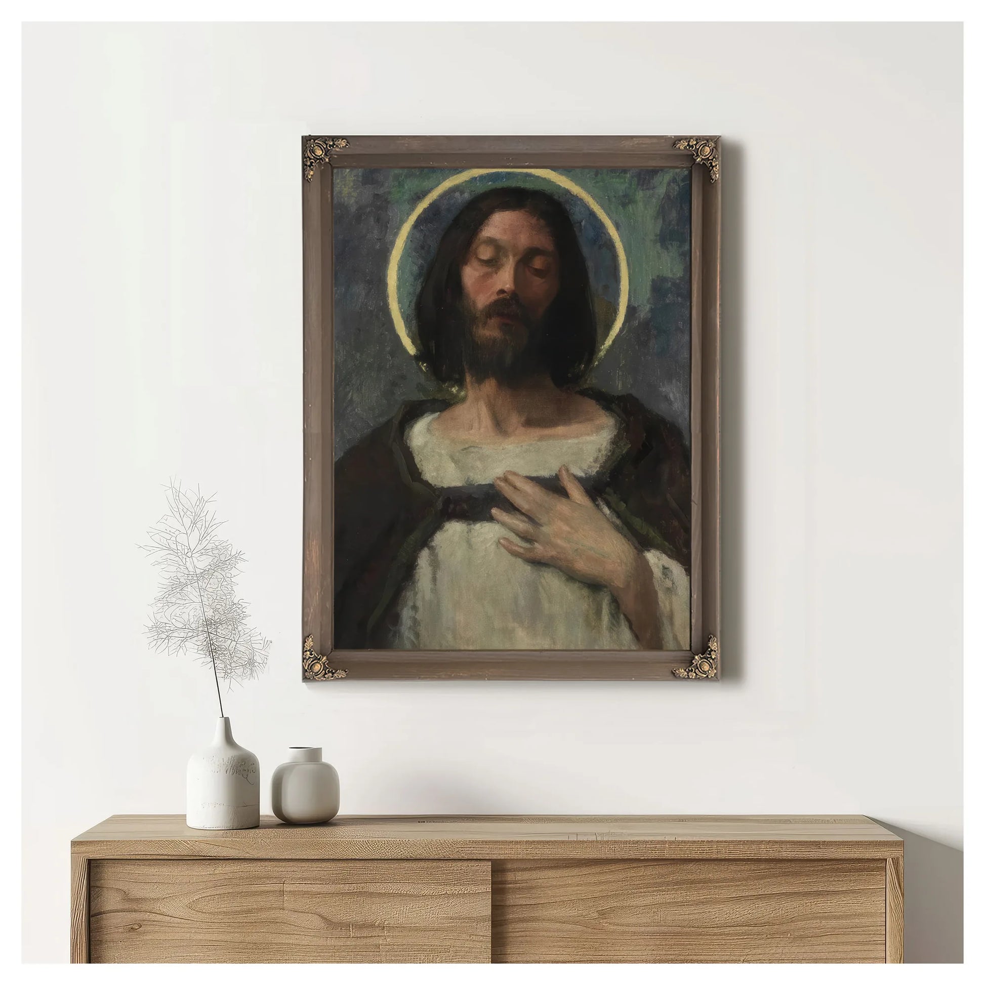 Christ By Gari Melchers Fine Art Print