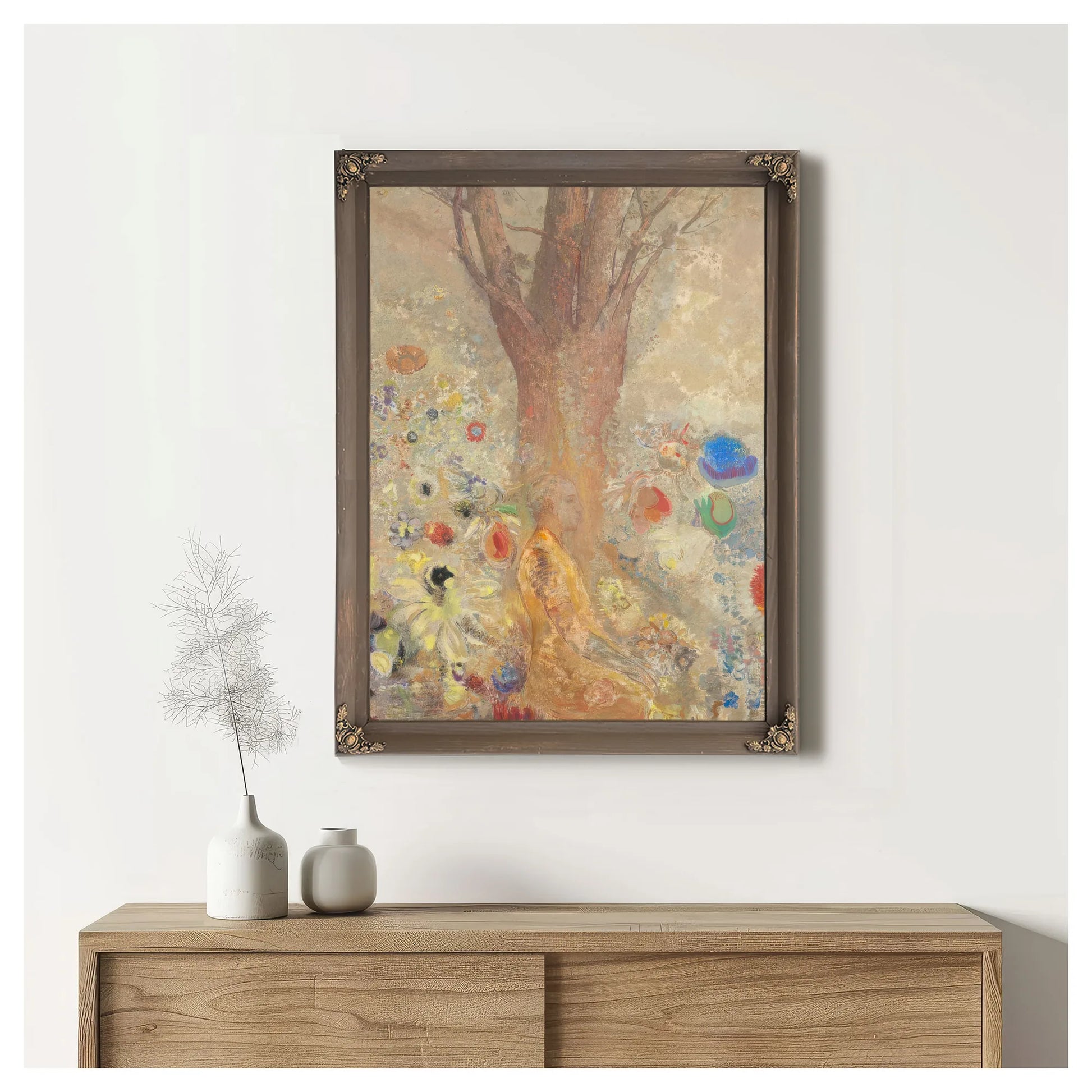 The Buddha 2 By Odilon Redon Fine Art Print