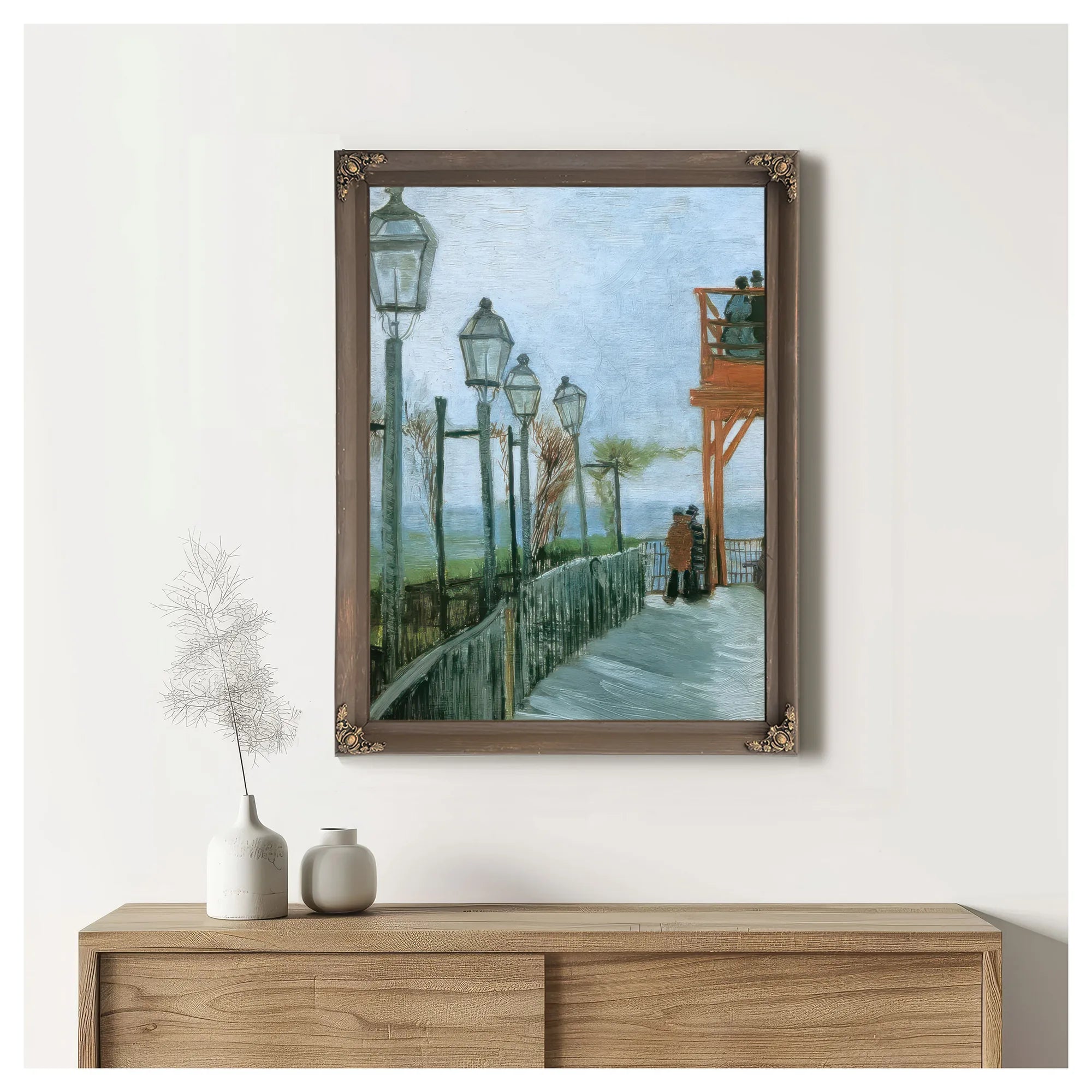 Montmartre By Vincent Van Gogh Fine Art Print