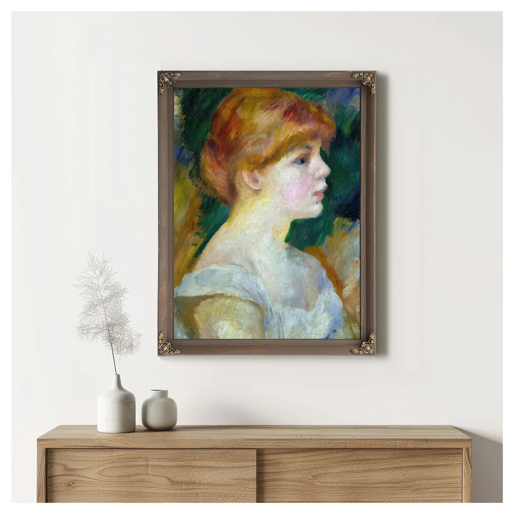 Suzanne Valadon By Pierre August Renoir Fine Art Print