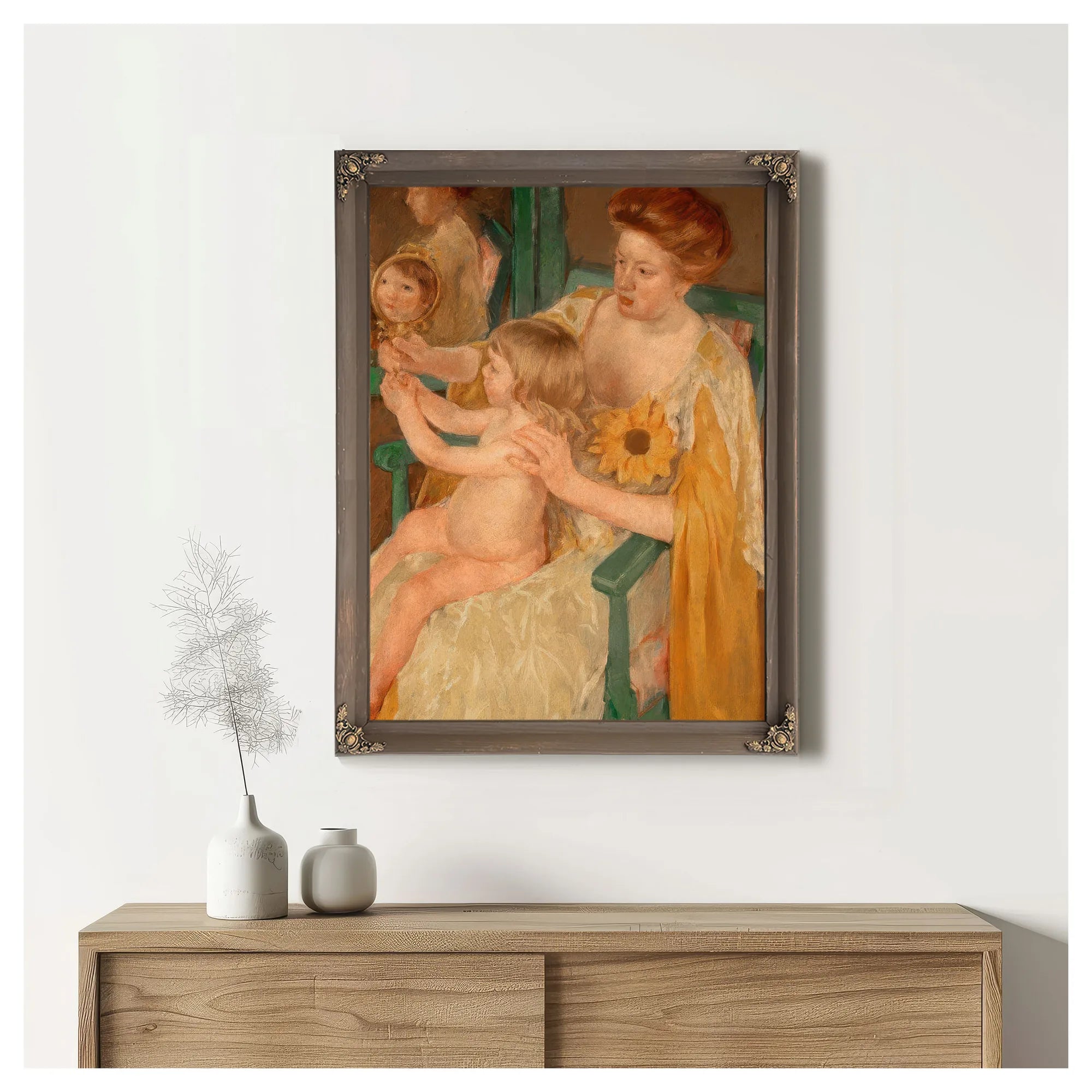 Mother And Child By Mary Cassatt Fine Art Print